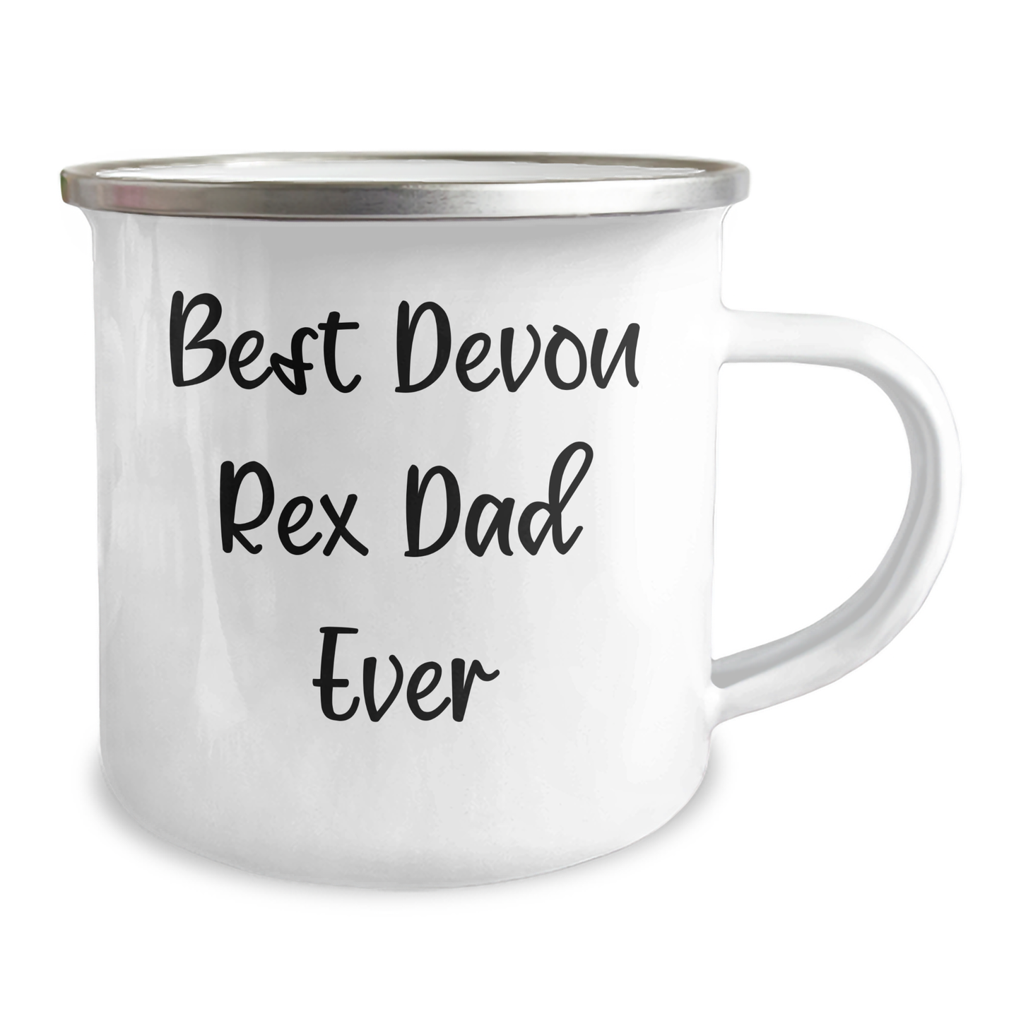 Funny Devon Rex Cat Dad Ever Camping Mug Gifts from Family for Father's Day - Image 2