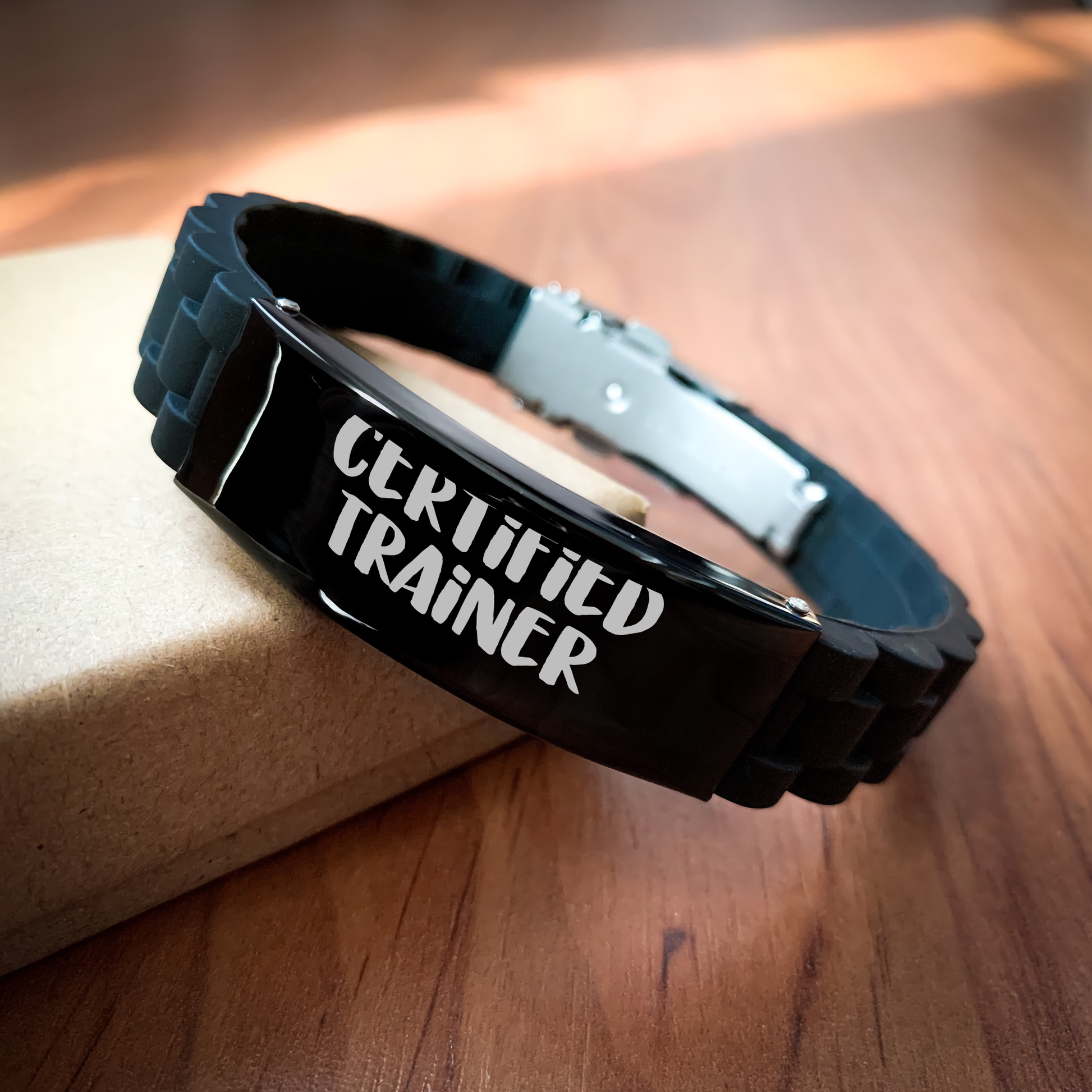 Funny Trainer Gifts from Men - Inspirational Glide lock Clasp Bracelet for Father's Day, Certified Trainer's Unique Present - Image 2
