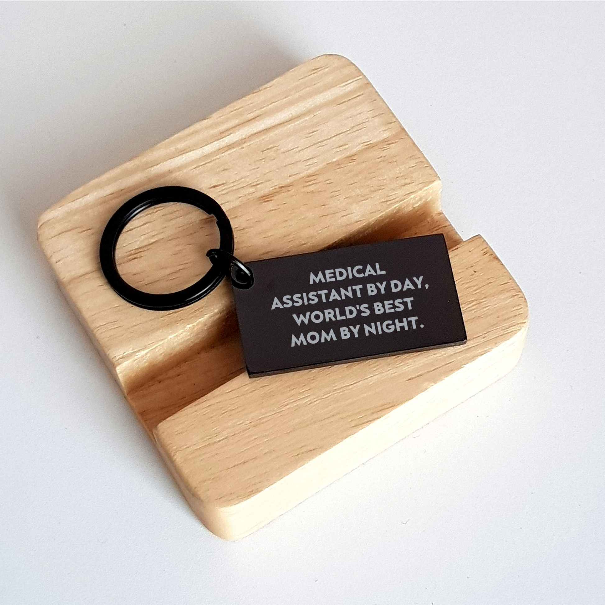 Medical Assistant Gifts, Keychain, Funny Quote, Graduation Unique Gifts from Family to Medical Assistant - Image 2