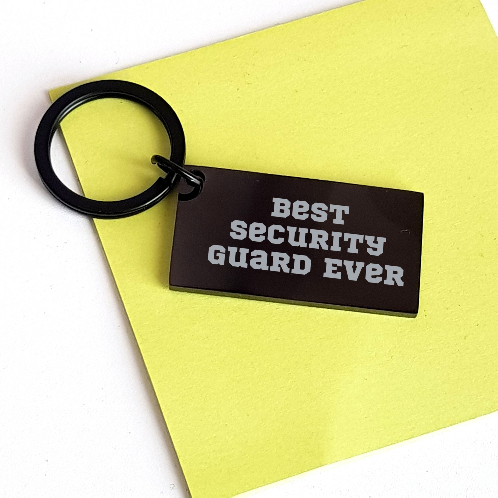 Funny Security Guard Gifts from Friends for Graduation Unique Keychain Best Security Guard Ever - Image 3