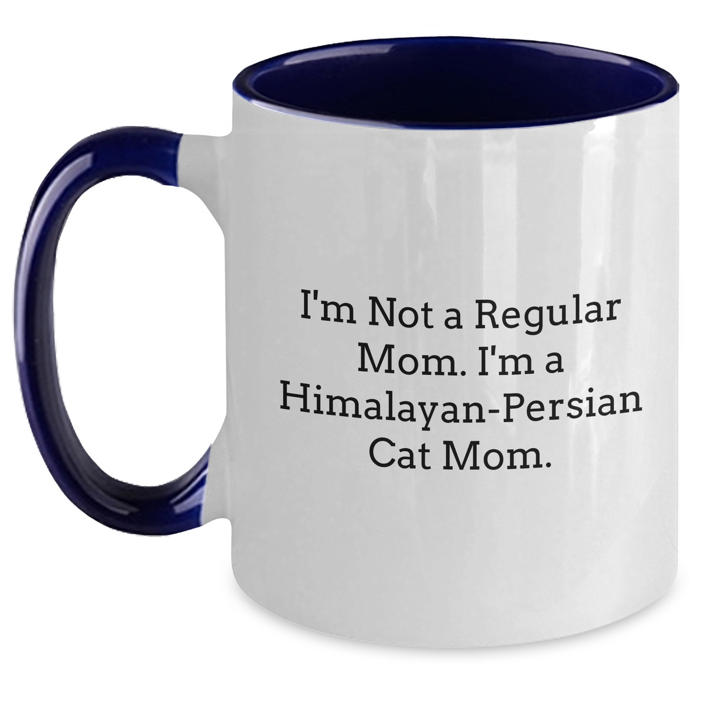 Himalayan-Persian Cat Mom Funny Gifts for Friends, Graduation Unique Gifts from Family, Two Tone Coffee Mug - Main