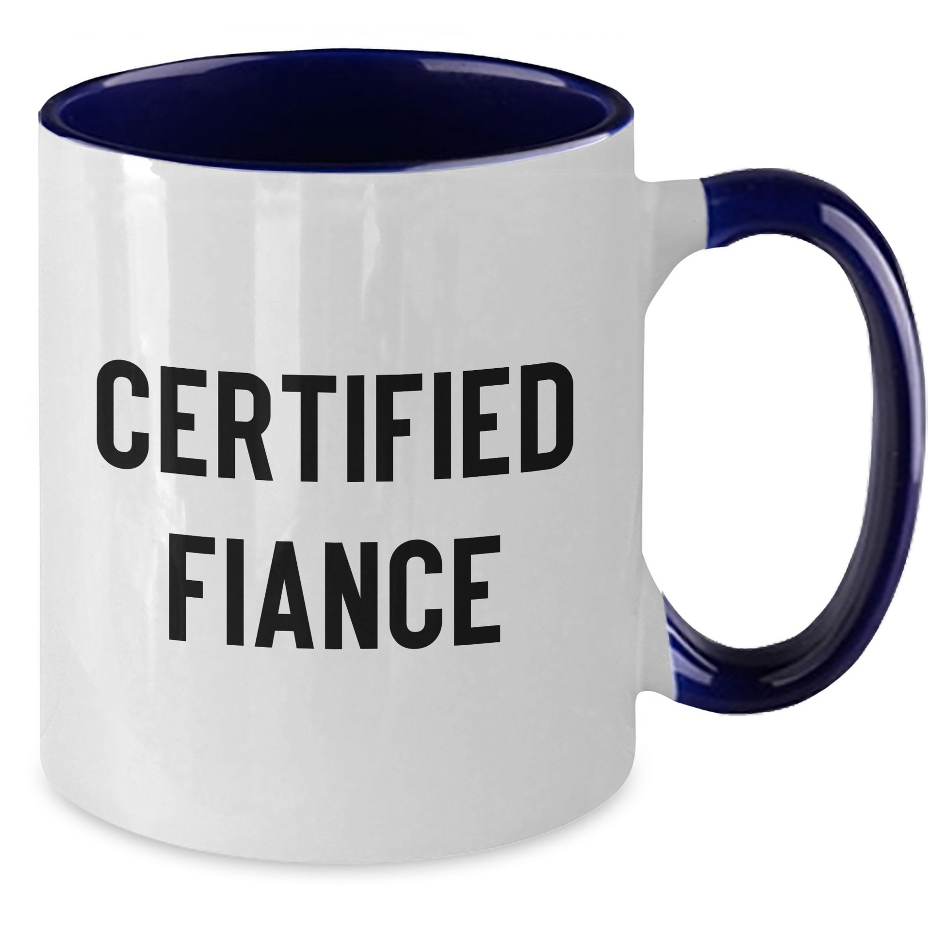 Funny Fiance Gifts from Men to Men, Two Tone Coffee Mug with Inspirational Quote for Father's Day - Additional