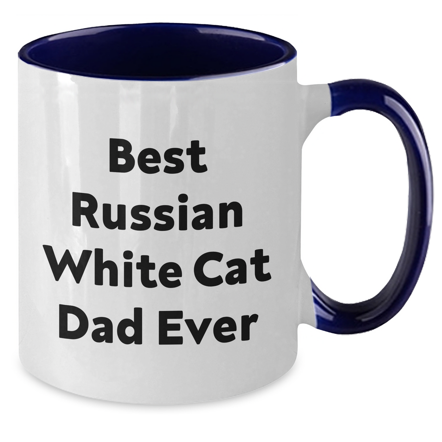 Funny Russian White Cat Dad Ever, Gifts from Men to Russian White Cat Lovers, Father's Day Unique Gifts - Additional