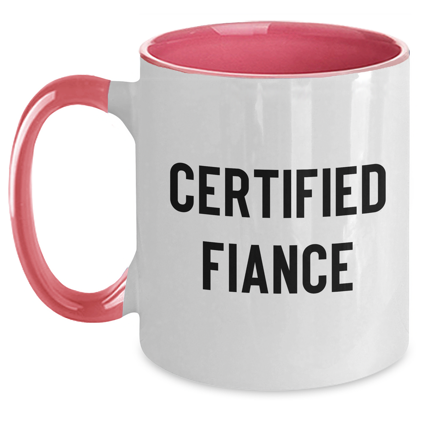 Funny Fiance Gifts from Men to Men, Two Tone Coffee Mug with Inspirational Quote for Father's Day - Main