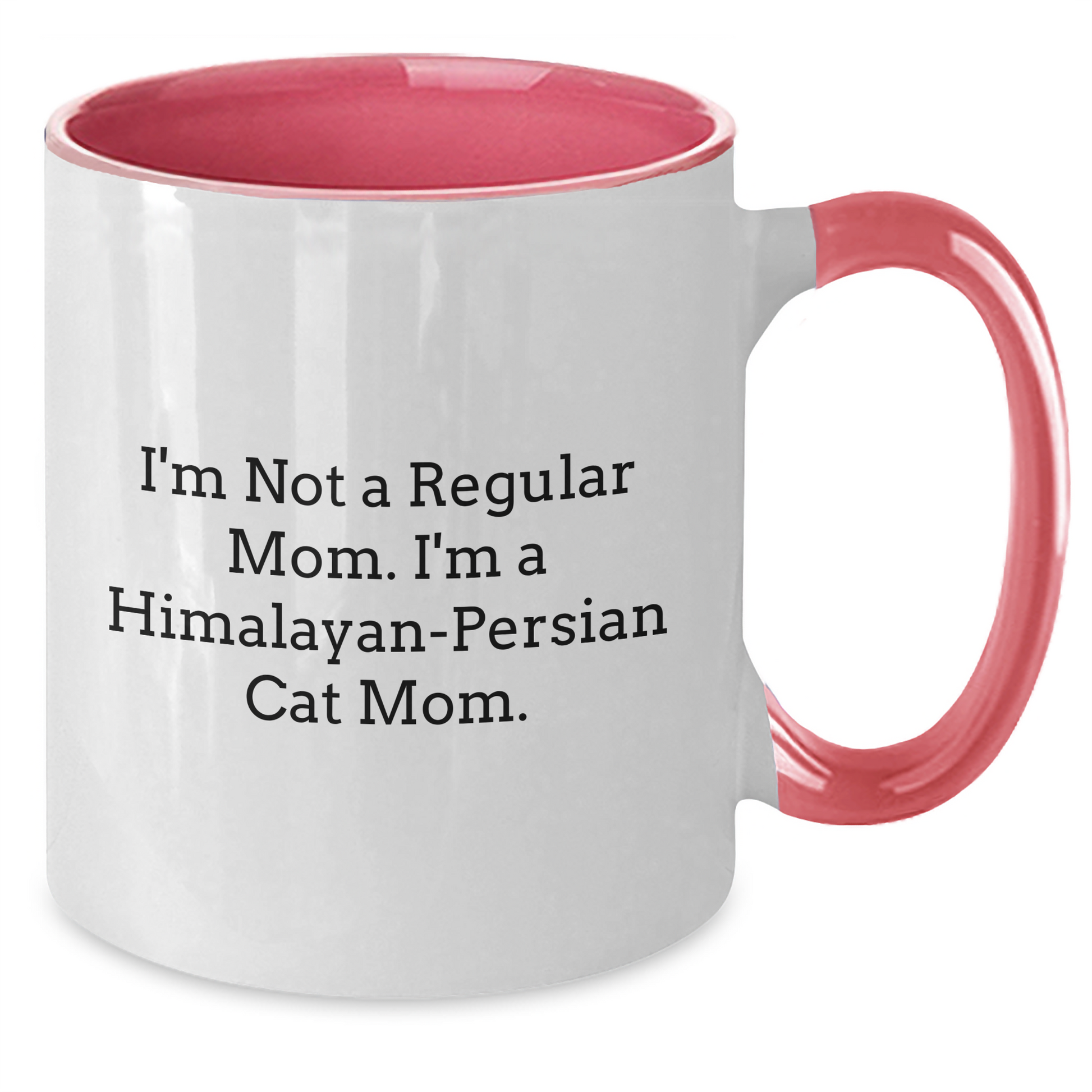 Himalayan-Persian Cat Mom Funny Gifts for Friends, Graduation Unique Gifts from Family, Two Tone Coffee Mug - Additional