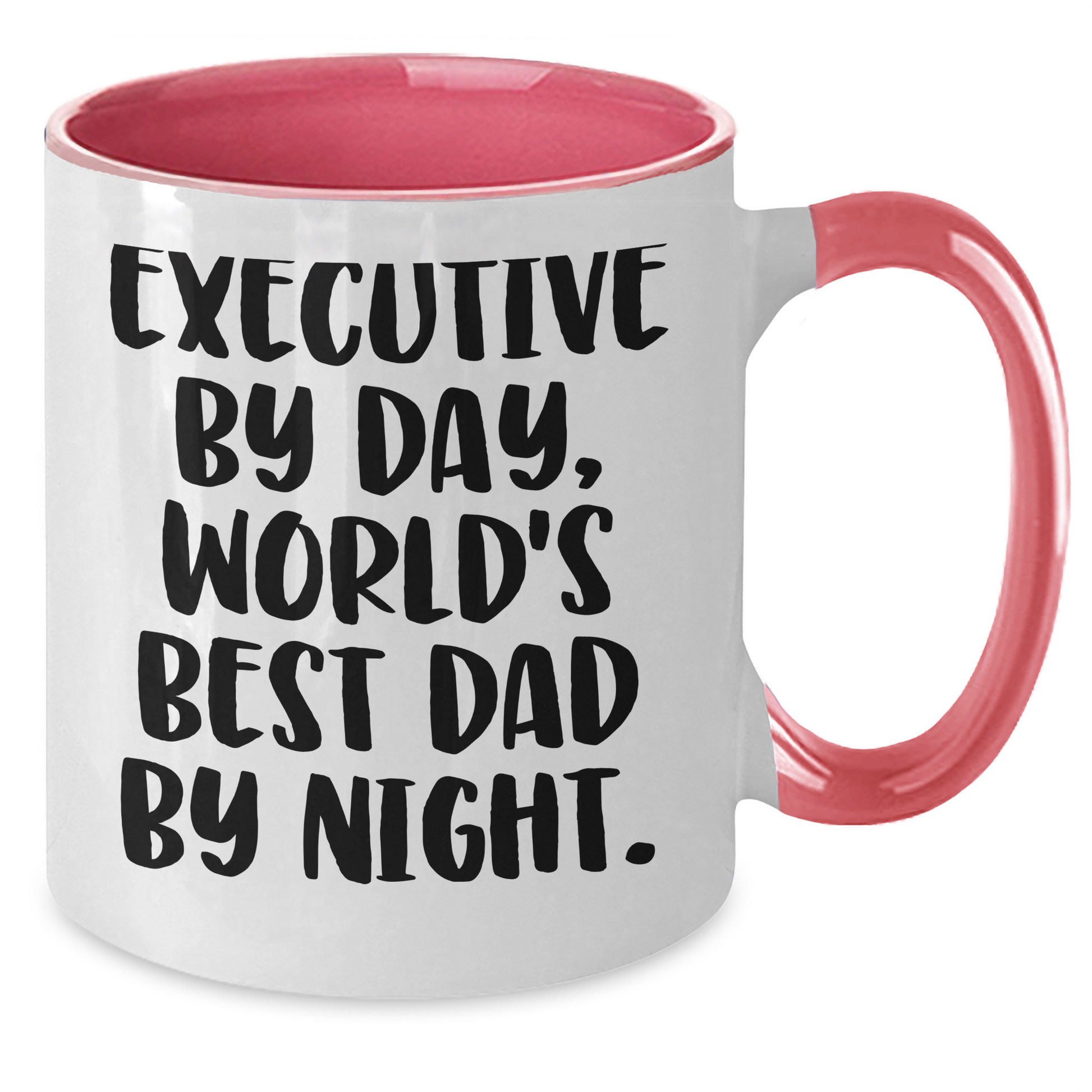 Executive Gifts from Men to World's Best Dad, Funny Two Tone Coffee Mugs for Father's Day - Additional