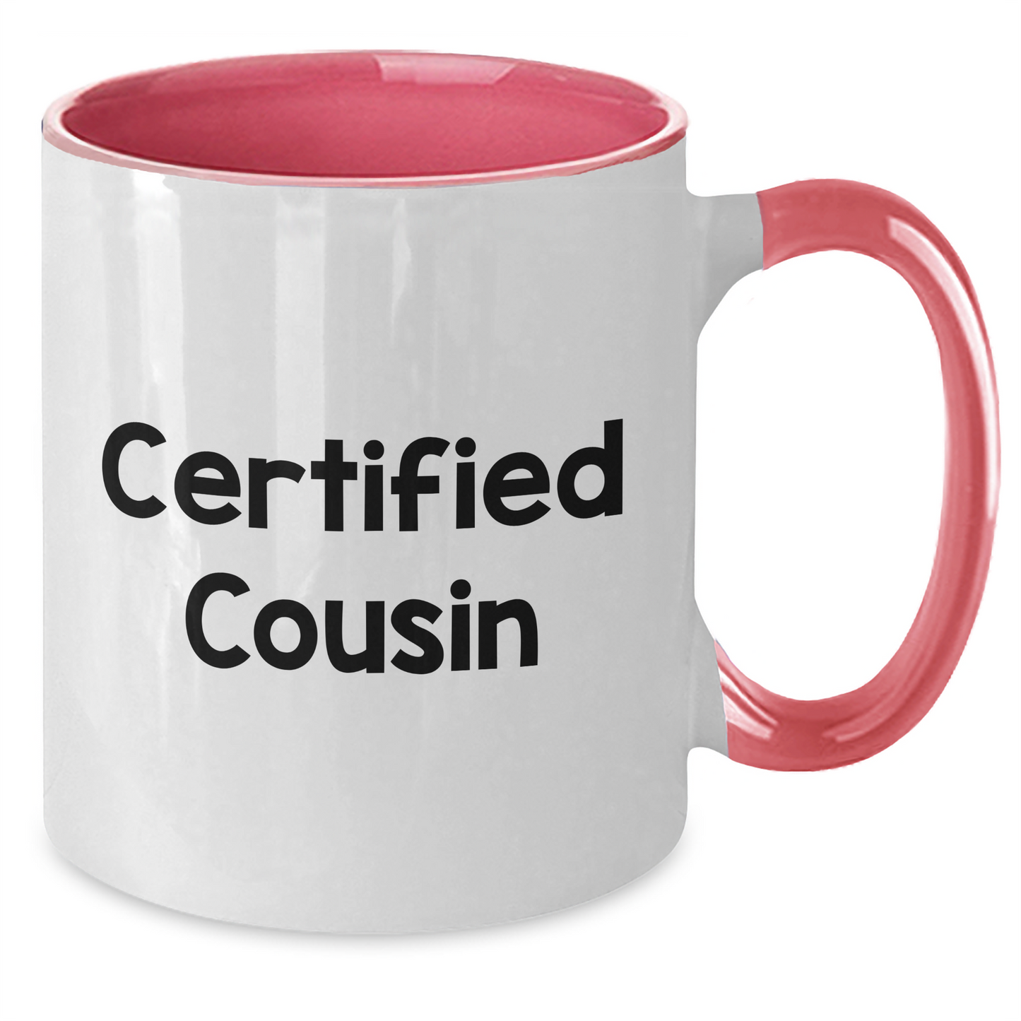 Funny Cousin Gifts from Men to Funny Certified Cousin Two Tone Coffee Mugs for Father's Day Unique Gifts - Additional