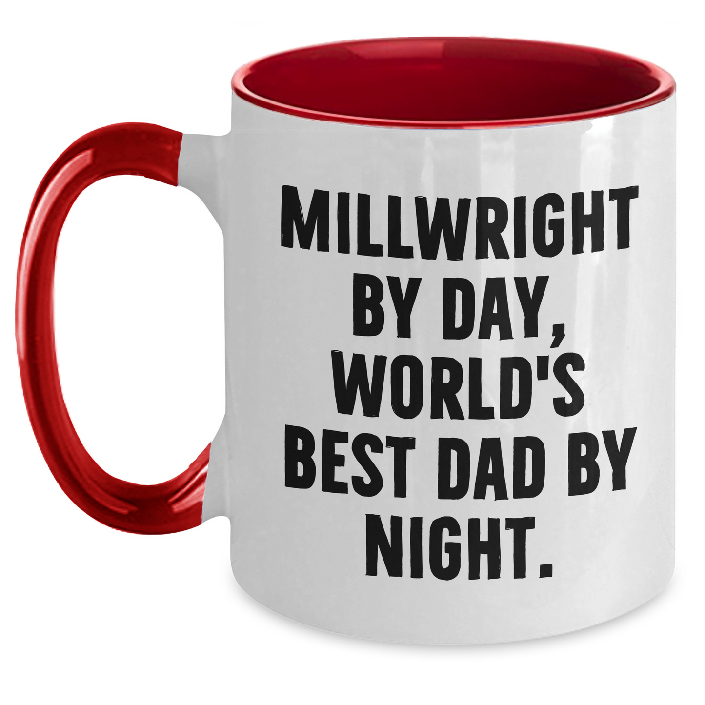 Millwright Gifts, Funny Two Tone Coffee Mug, Father's Day Unique Gifts from Men, Gifts for Millwright - Main