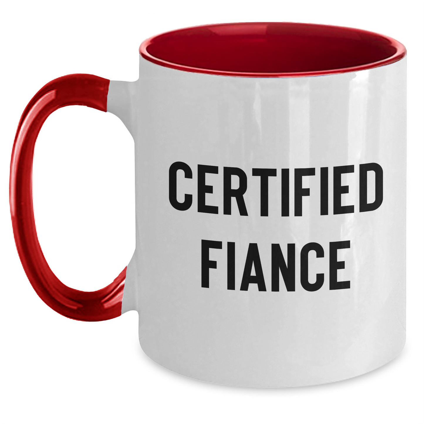 Funny Fiance Gifts from Men to Men, Two Tone Coffee Mug with Inspirational Quote for Father's Day - Main