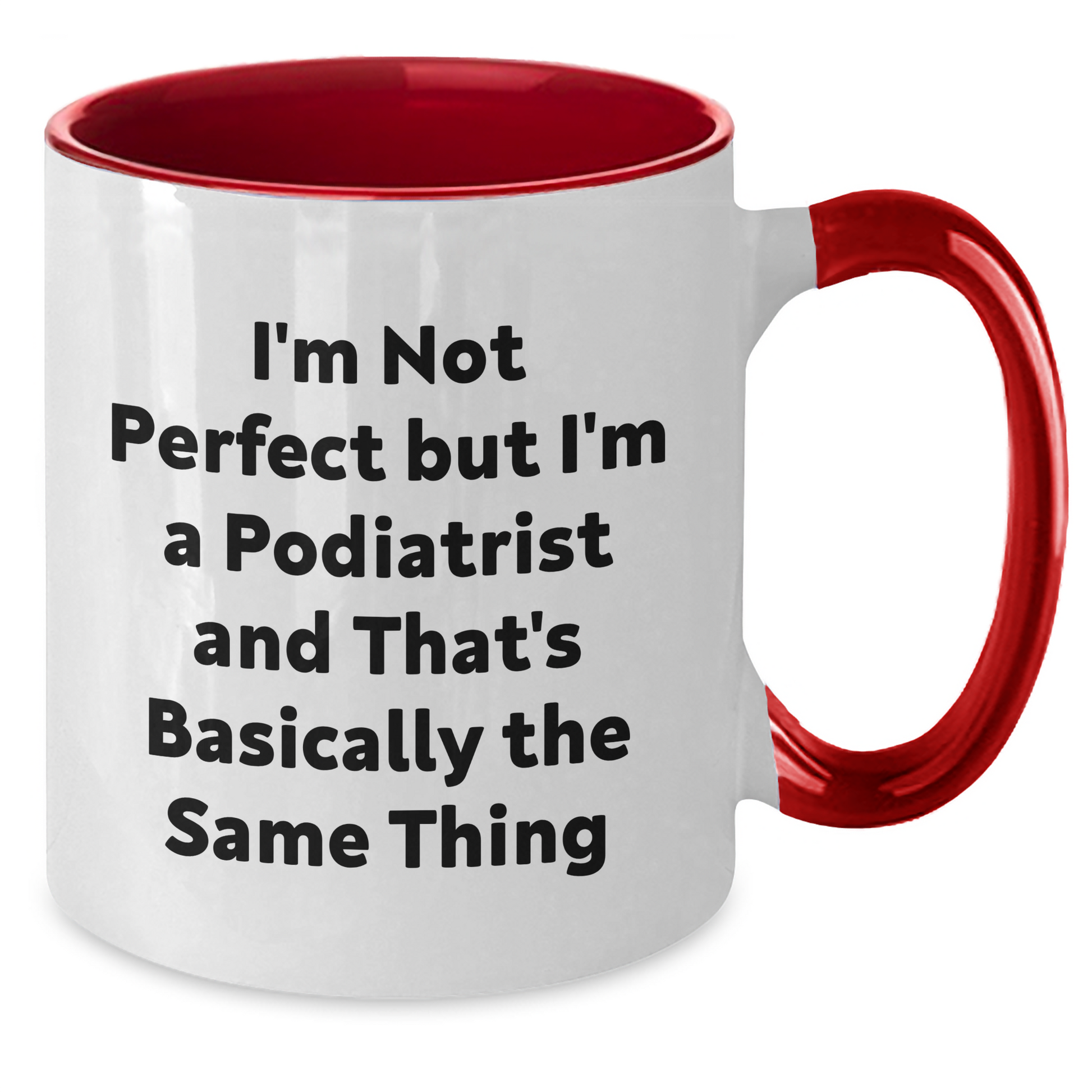Funny Podiatrist Gifts from Friends, Gifts for Podiatrist Graduation, Unique Two Tone Coffee Mug - Additional