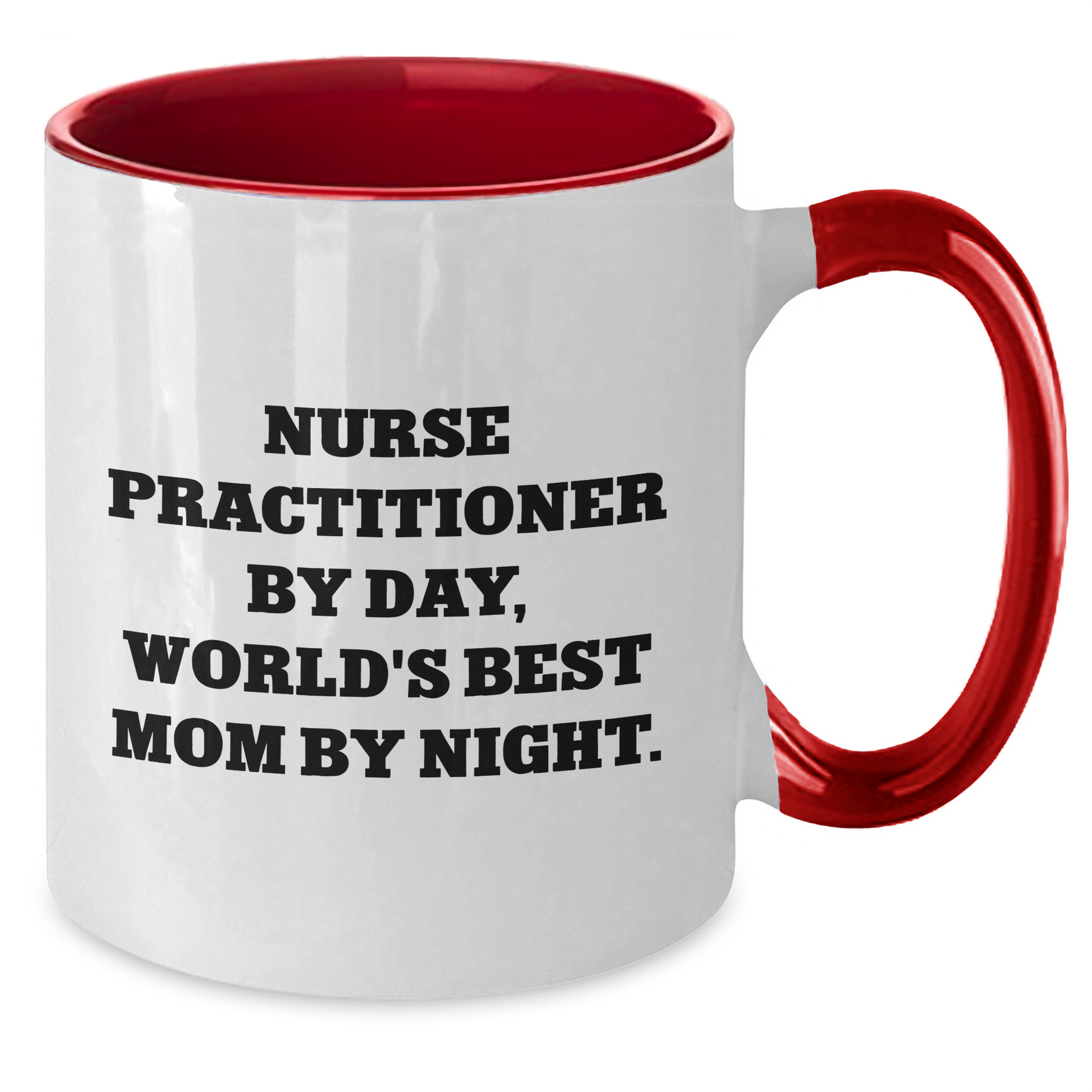 Nurse Practitioner Gifts from Friends, Funny Two Tone Coffee Mug for Nurse Practitioner By Day, Inspirational Graduation Unique Gifts for Her - Additional
