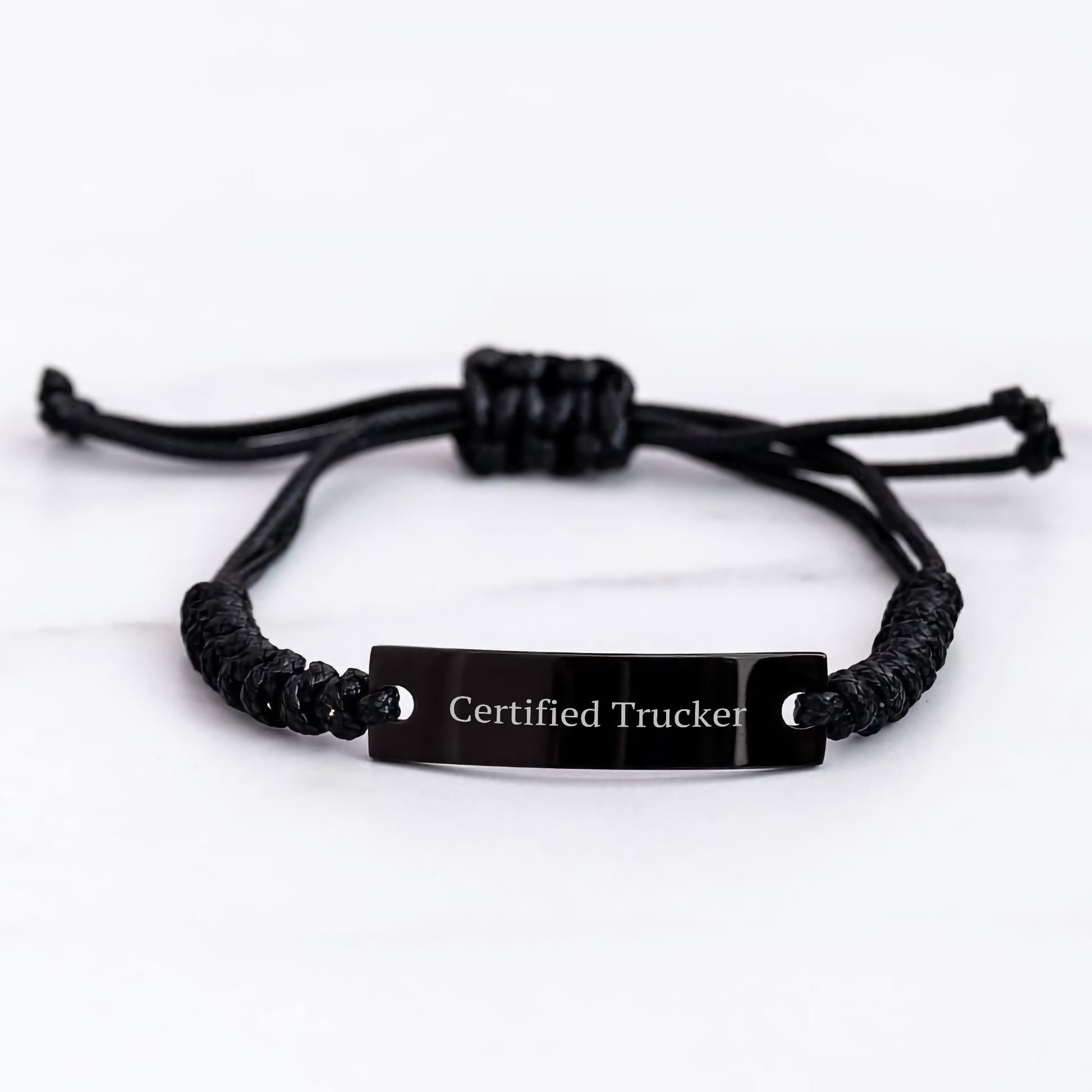 Trucker Gifts from Men, Funny Quote Rope Bracelet for Trucker, Father's Day Unique Gifts - Image 3