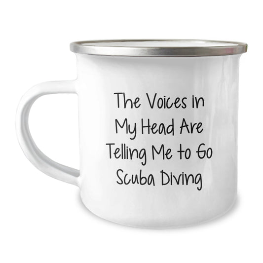 Scuba Diving Humor Gifts from Friends for Scuba Diving Lovers, Funny Quote Camping Mug, Graduation Unique Gifts for Scuba Diving Enthusiasts - Image 1