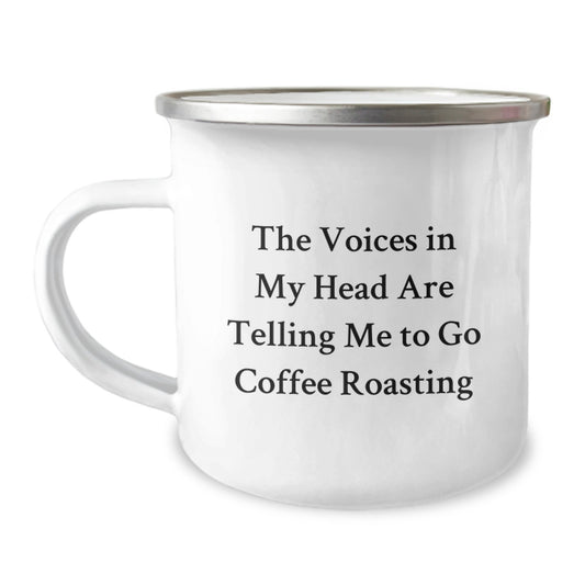 Funny Coffee Roasting Gifts for Men from Friends, Unique Camping Mug for Graduation - Image 1