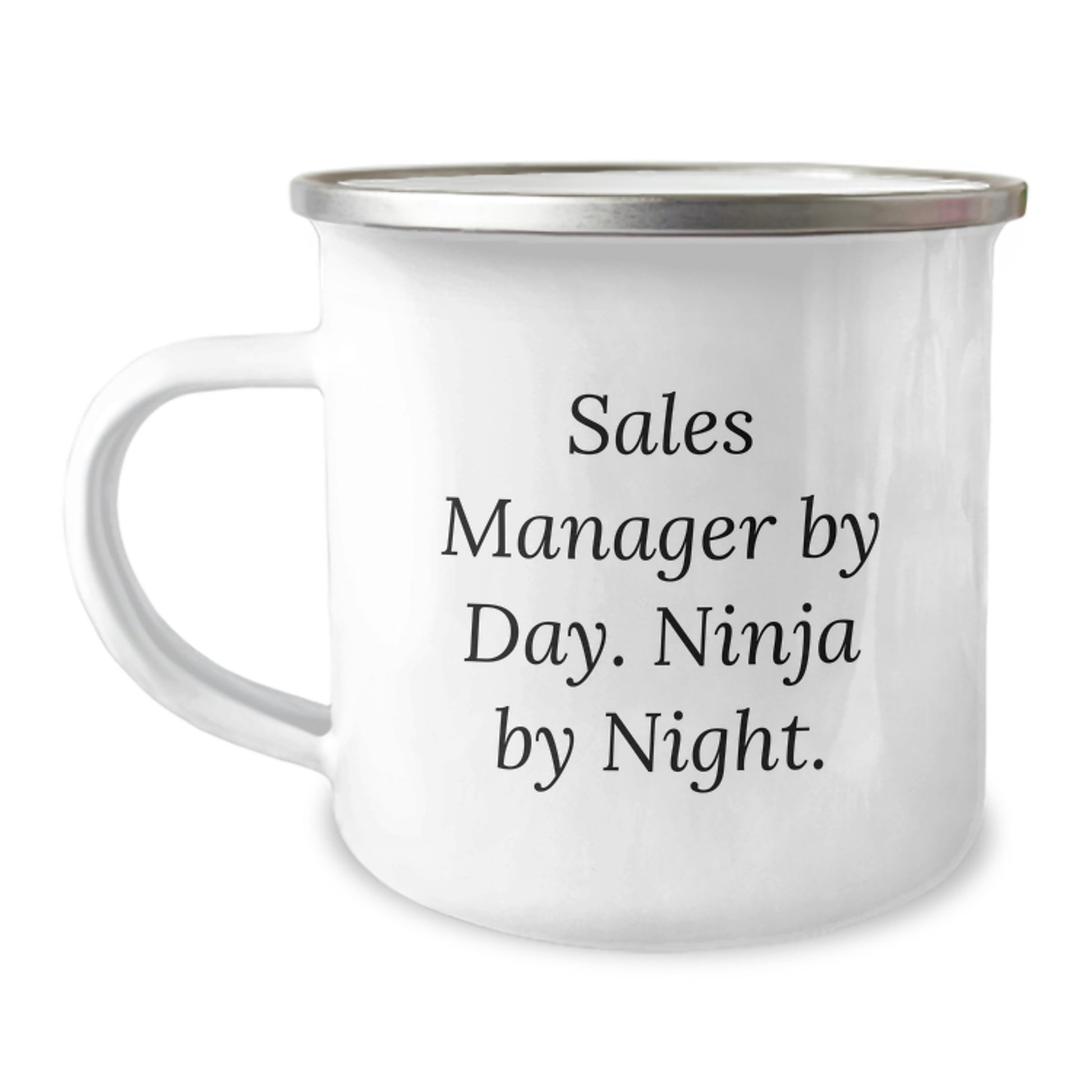 Sales Manager Gifts by Day, Ninja by Night, Funny Camping Mug for Graduation, Gifts from Friends, Gifts for Sales Manager - Image 1