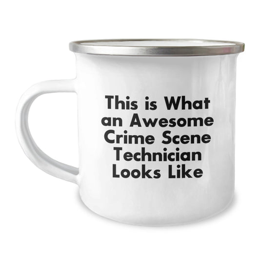 Crime Scene Technician Gifts - This Is What An Awesome Crime Scene Technician Looks Like, Funny Camping Mug for Graduation, Gifts from Friends to Crime Scene Technician - Image 1