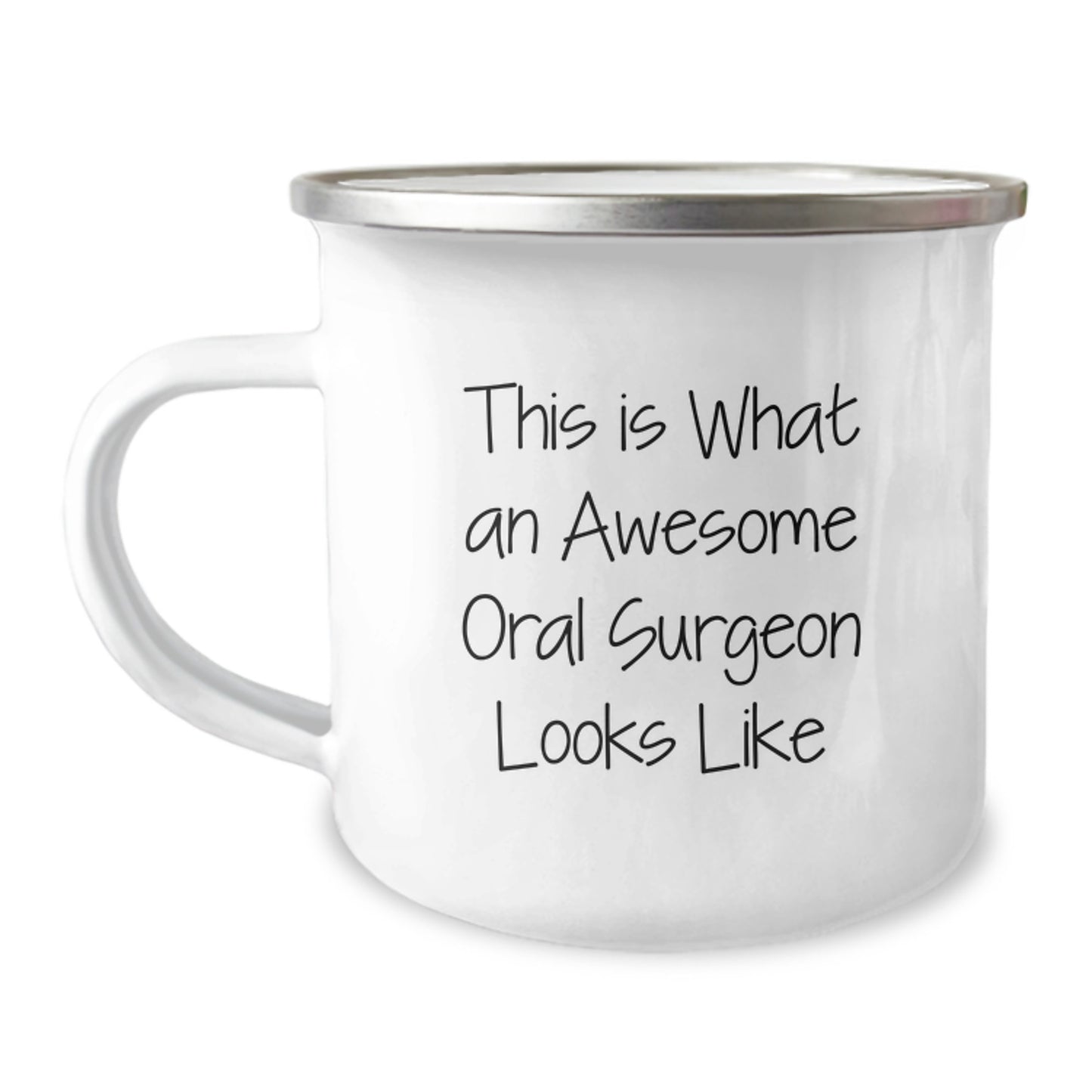 Funny Oral Surgeon Gifts from Friends - Camping Mug for Oral Surgeon Graduation Unique Gifts from Family - Image 1