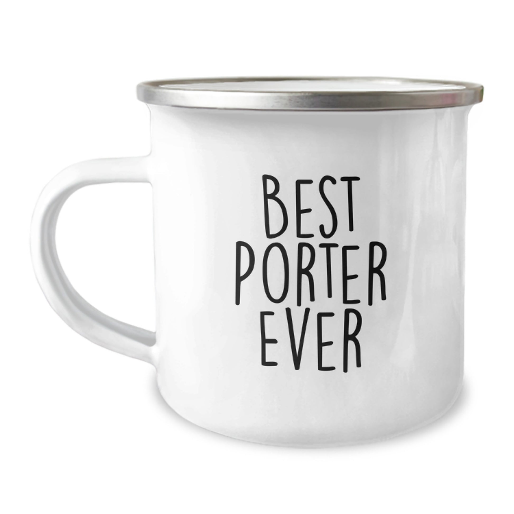 Funny Porter Gifts for Him, Best Camping Mug for Men, Graduation University Mug, 'Best Porter Ever' Quote, Gifts from Family, Gifts for Porter - Image 1