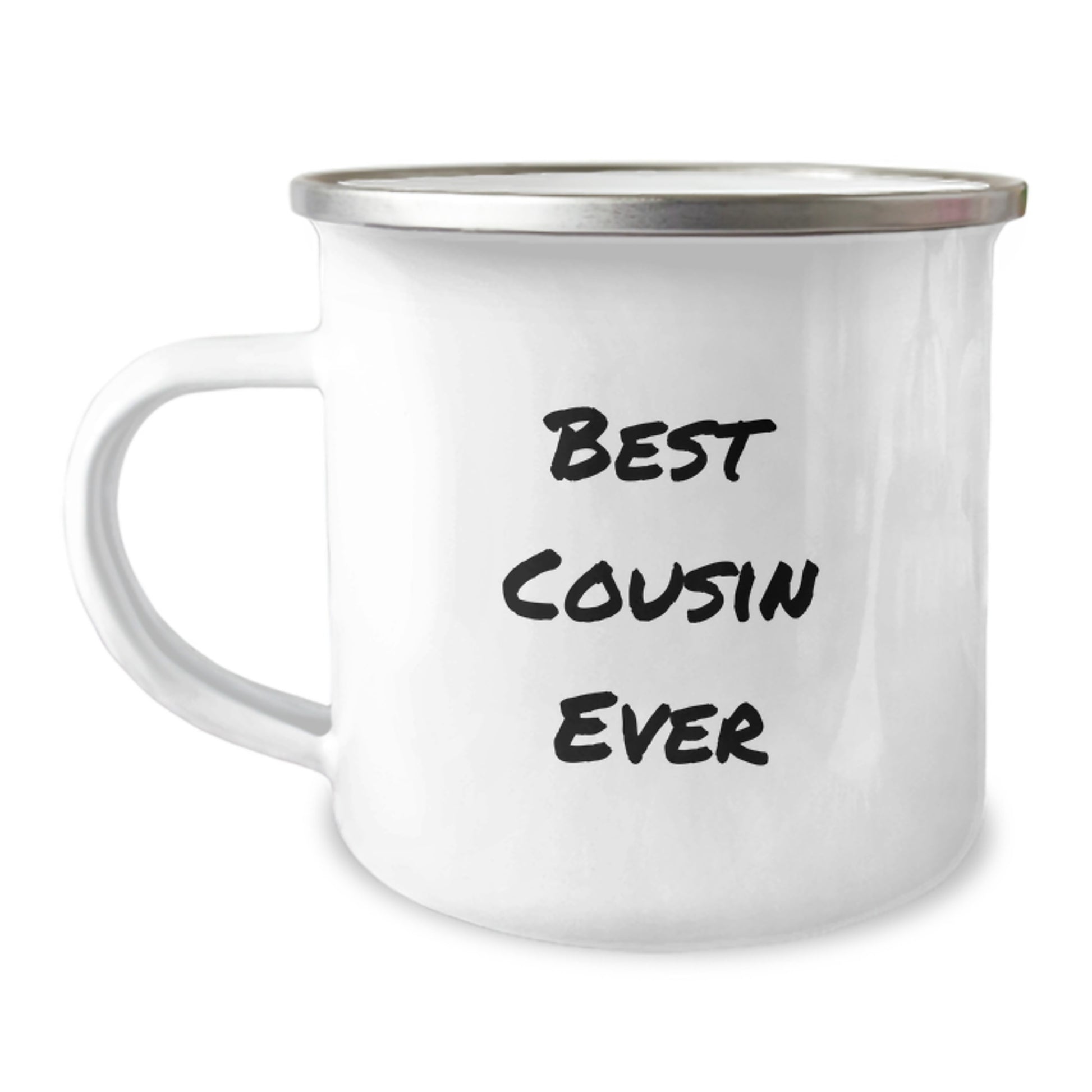 Funny Cousin Gifts, Best Cousin Ever, 12 oz Camping Mug, Birthday Unique Gifts from Family to Cousin, Gifts for Cousin - Image 1