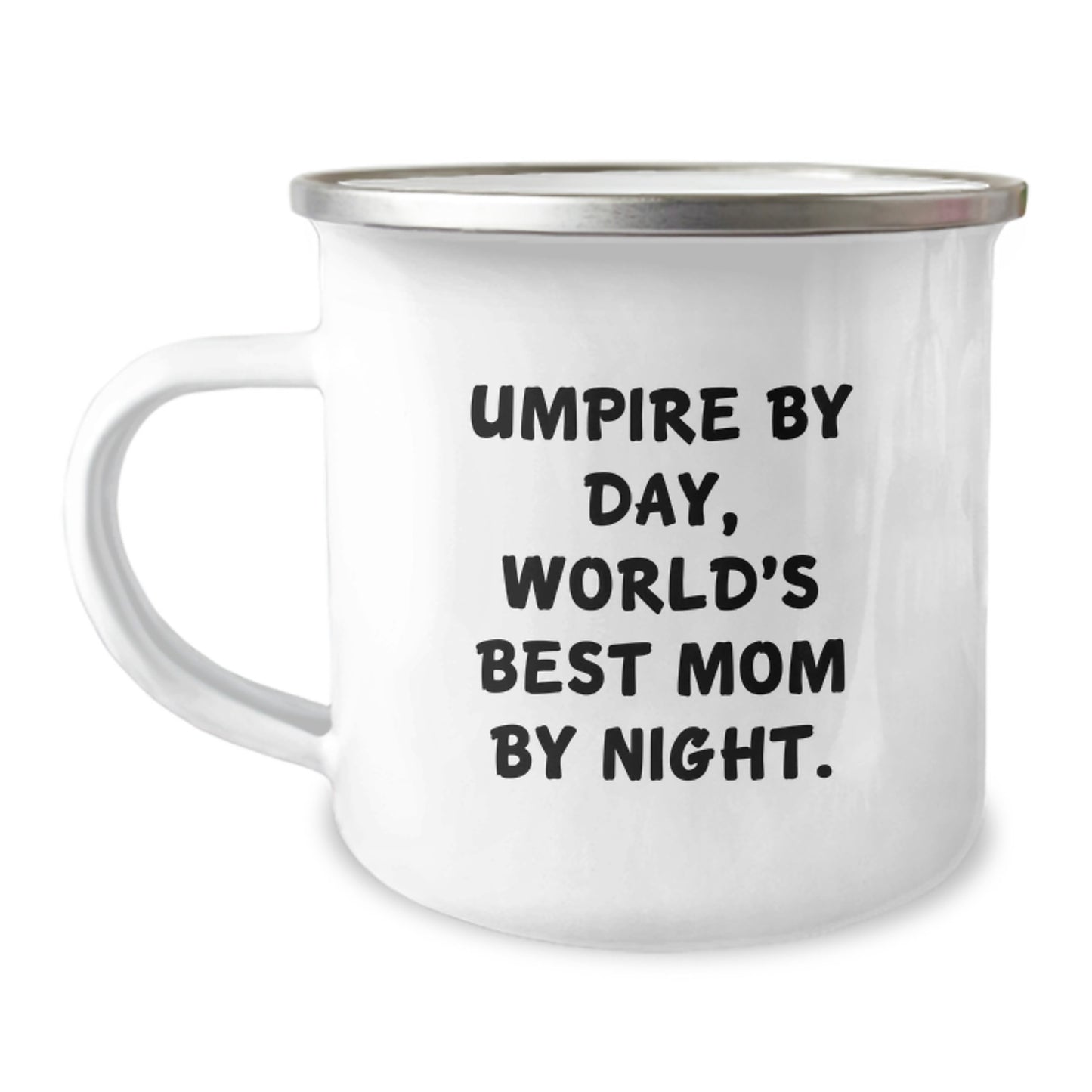 Umpire Gifts from Mom - Funny Camping Mug for Umpire Graduation Unique Gifts, Umpire By Day, World's Best Mom By Night, Gift for Umpire Lovers - Image 1