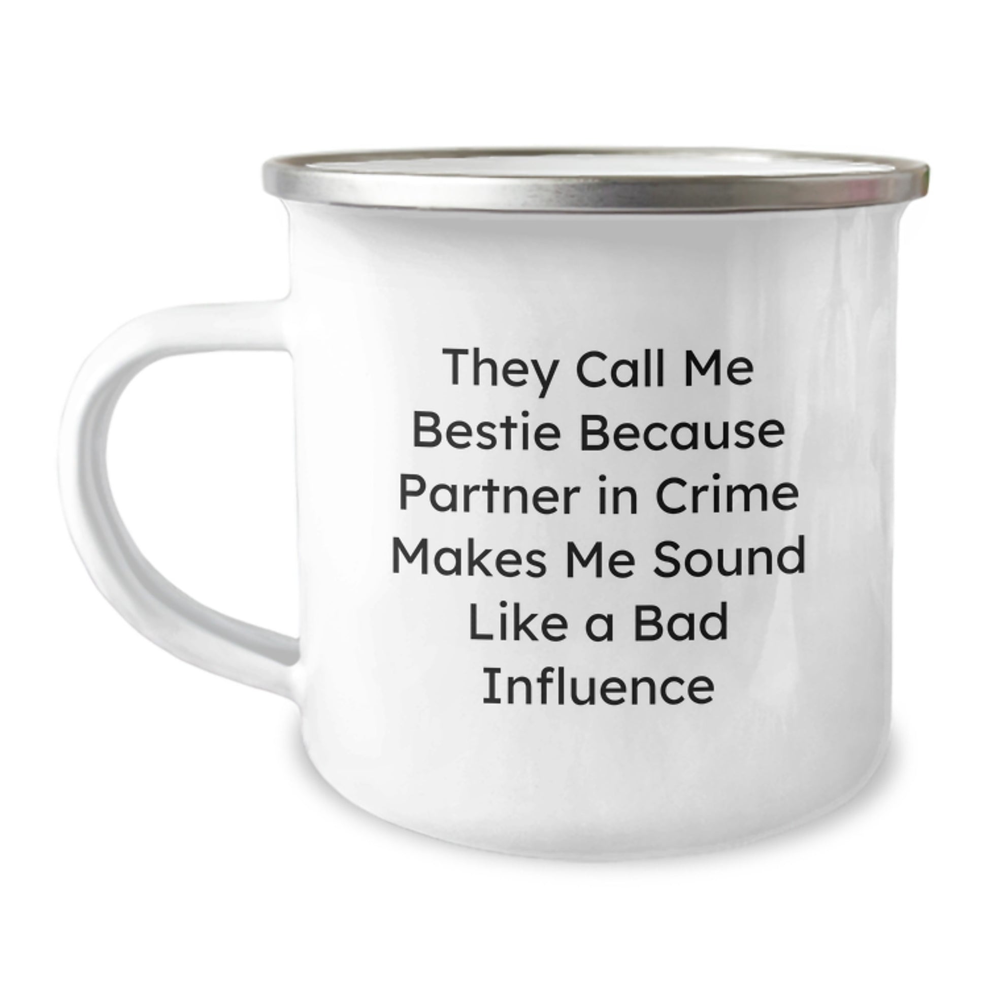 Funny Bestie Gifts, Camping Mug for Her Bestie, Gifts from Women to Bestie on Birthday - Image 1