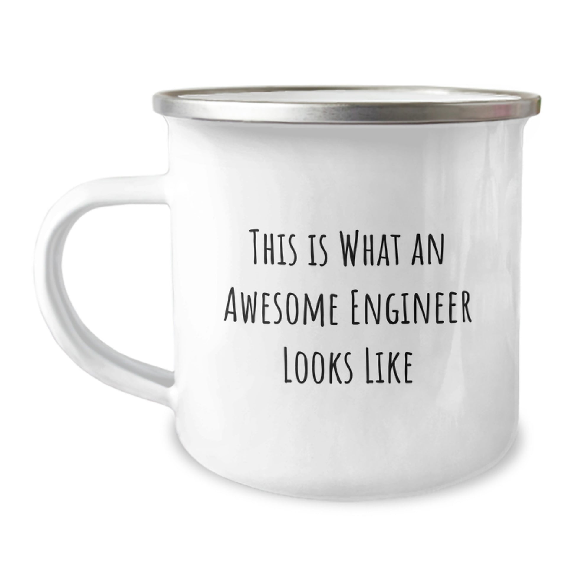 Inspirational Engineer Gifts from Friends, Birthday Unique Gifts for Men, This Is What an Awesome Engineer Looks Like Camping Mug - Image 1