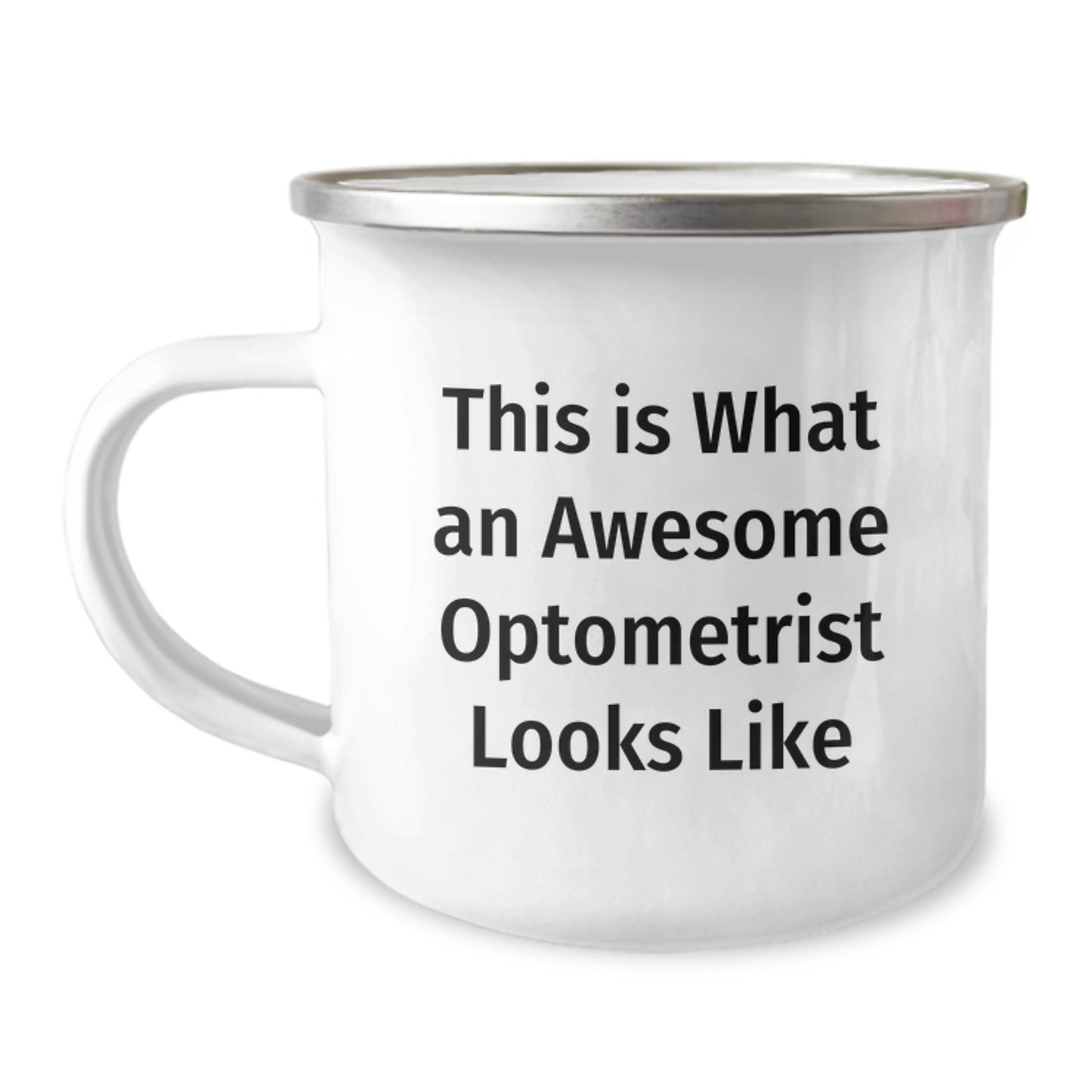 Funny Optometrist Gifts for Birthday - Camping Mug, 'This Is What An Awesome Optometrist Looks Like', Gifts from Friends for Optometrist - Image 1