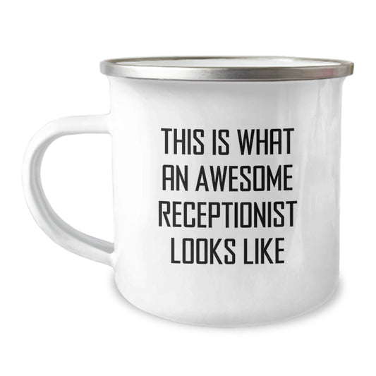 Funny Receptionist Gifts from Friends - This Is What Awesome Looks Like, Birthday Unique Gifts for Her - Image 1
