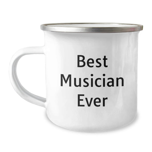 Funny Musician Gifts from Men to Best Musician Ever, Enthusiasts, and Friends, Graduation Unique Camping Mug - Image 1