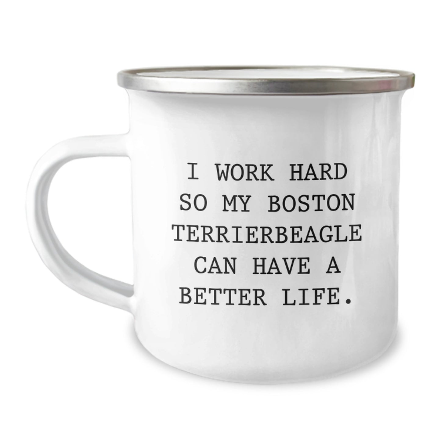 Boston Terrier Dog Lovers Gifts from Friends for Men Women Family Unique Birthday Camping Mug - Image 1
