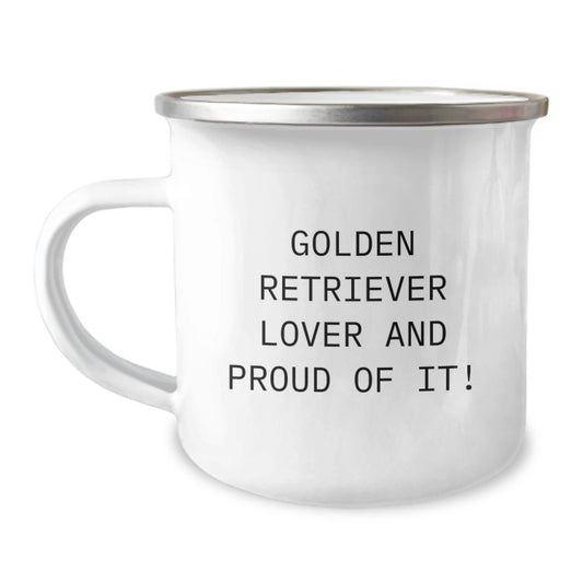 Golden Retriever Dog Gifts, Funny Quote Mugs for Golden Retriever Lovers, Camping Mug for Birthday, Gifts from Friends and Family - Image 1
