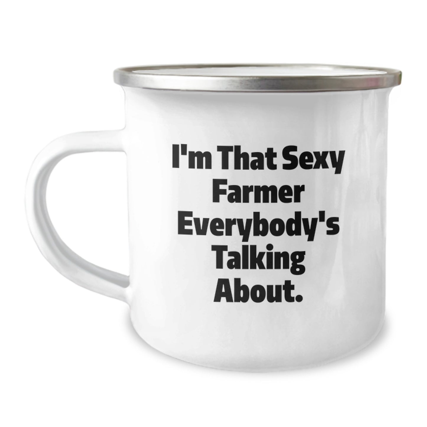 Farmer Gifts for Him, Funny Camping Mug from Friends, I'm That Sexy Farmer Everybody's Talking About, Graduation Unique Gifts - Image 1