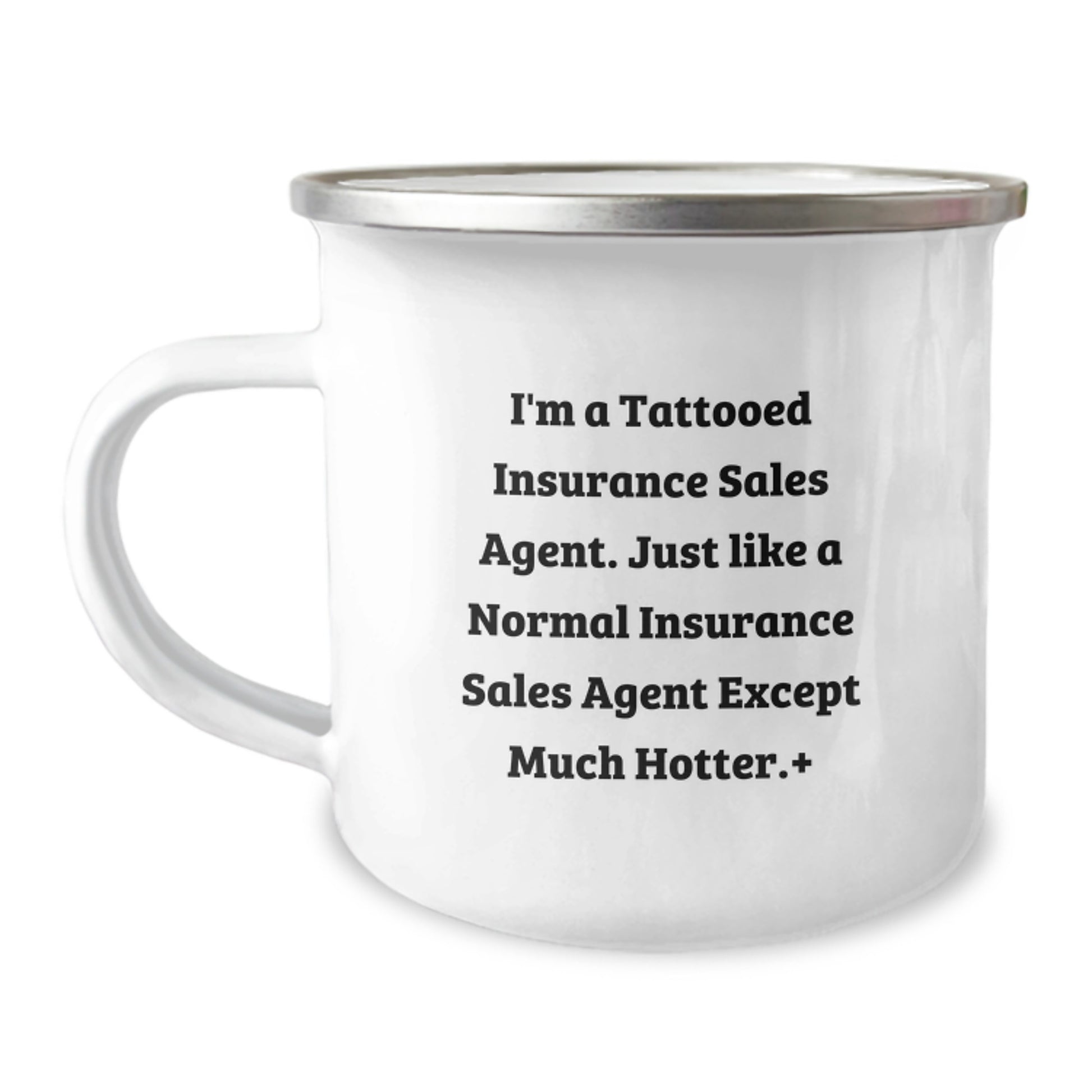 Funny Insurance Sales Agent Gifts, Gifts from Men to Insurance Sales Agent Friends, Inspirational Camping Mug for Graduation Unique Gifts - Image 1