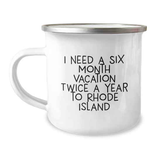 Rhode Island Gifts, Funny Quote, Camping Mug for Graduation, Gifts from Friends and Family, Gifts for Men and Women - Image 1