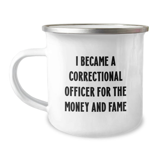 Correctional Officer Gifts, Funny Mugs for Correctional Officers, Camping Mug for Men from Friends, Unique Graduation Gifts - Image 1