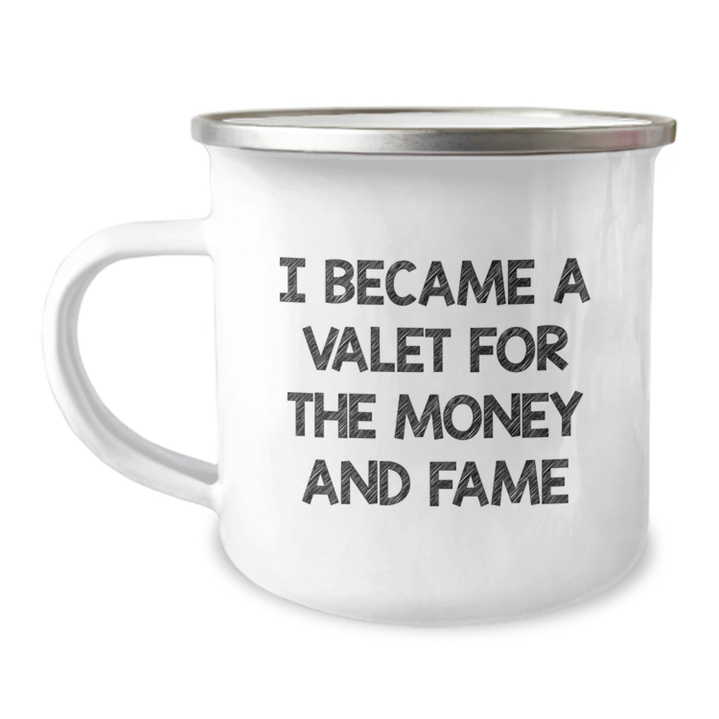 Valet Gifts for Friends from - Inspirational Camping Mug for Men, Women, Coworkers, Family, and More - Funny Quote for Graduation - Image 1