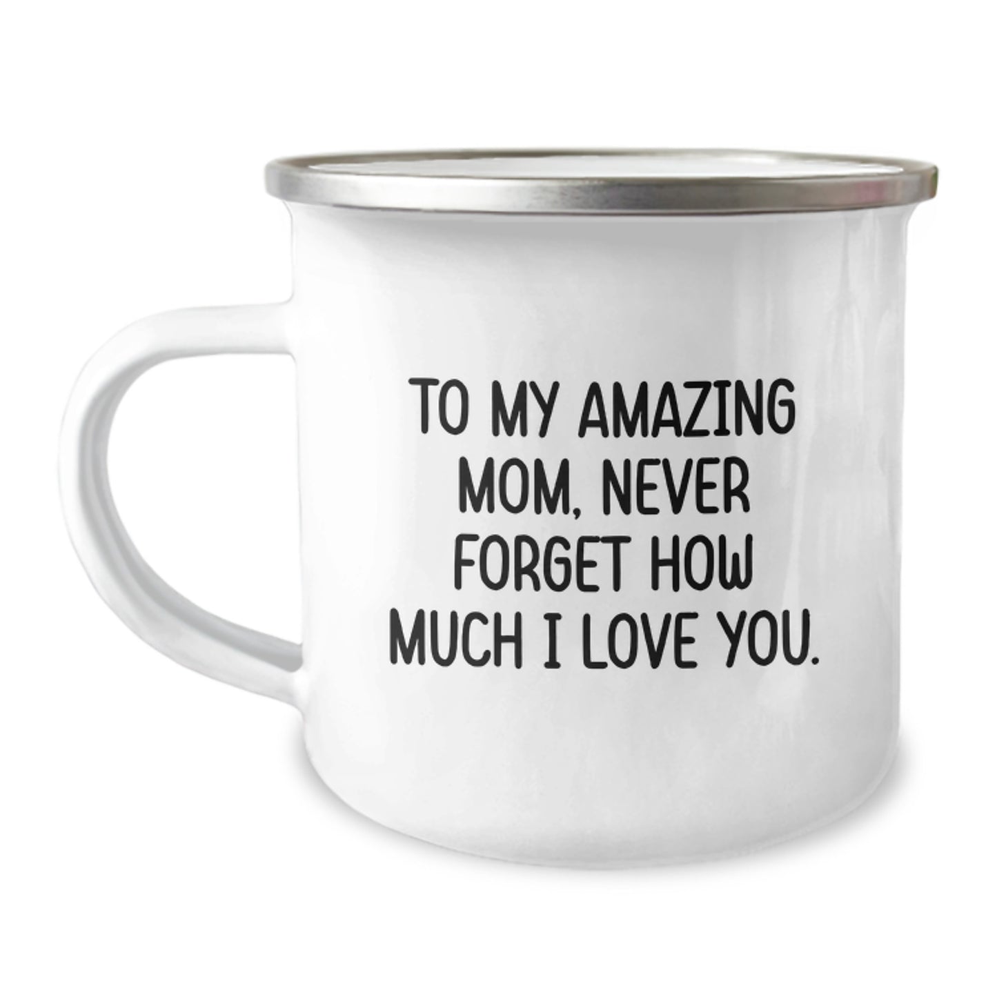 Mom's Amazing Graduation Gift Ideas, 'To My Amazing Mom...' Funny Camping Mug, Gifts from Family, for Mom - Image 1