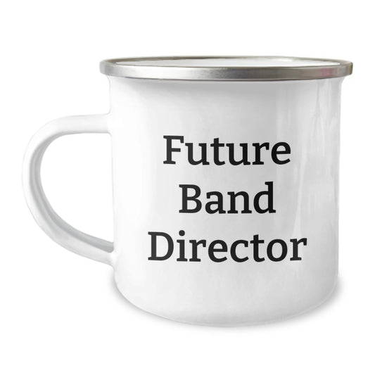 Funny Future Band Director Birthday Camping Mug Gifts from Friends to Band Director Men - Image 1