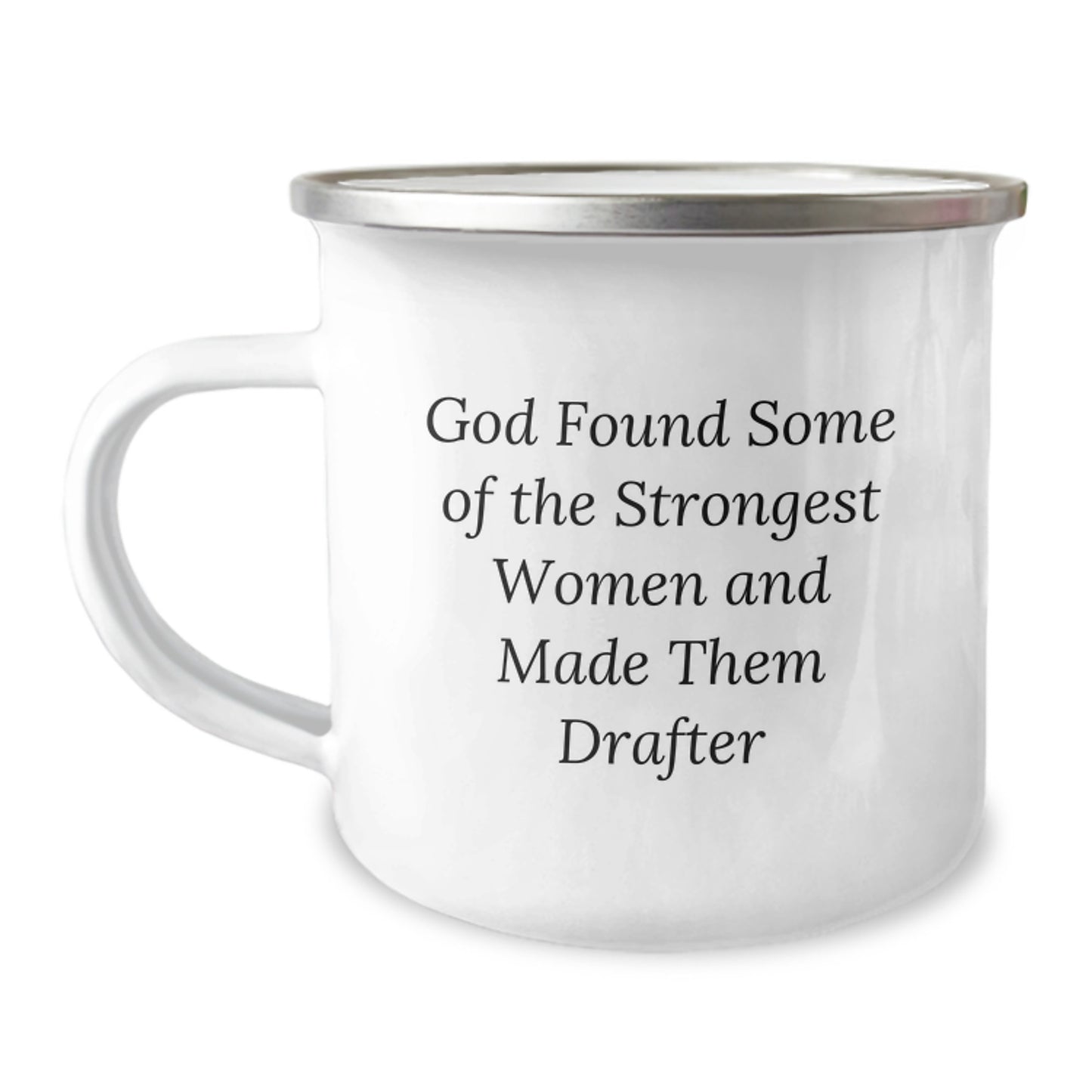Funny Drafter Gifts for Women from Family - Inspirational Camping Mug for Graduation - Image 1