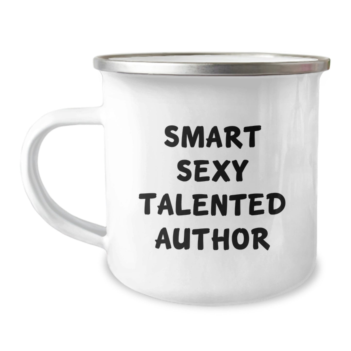 Funny Author Gifts, Smart Sexy Talented Author Quote, Birthday Unique Gifts from Friends, Author Camping Mug for Him, Her, or Them - Image 1