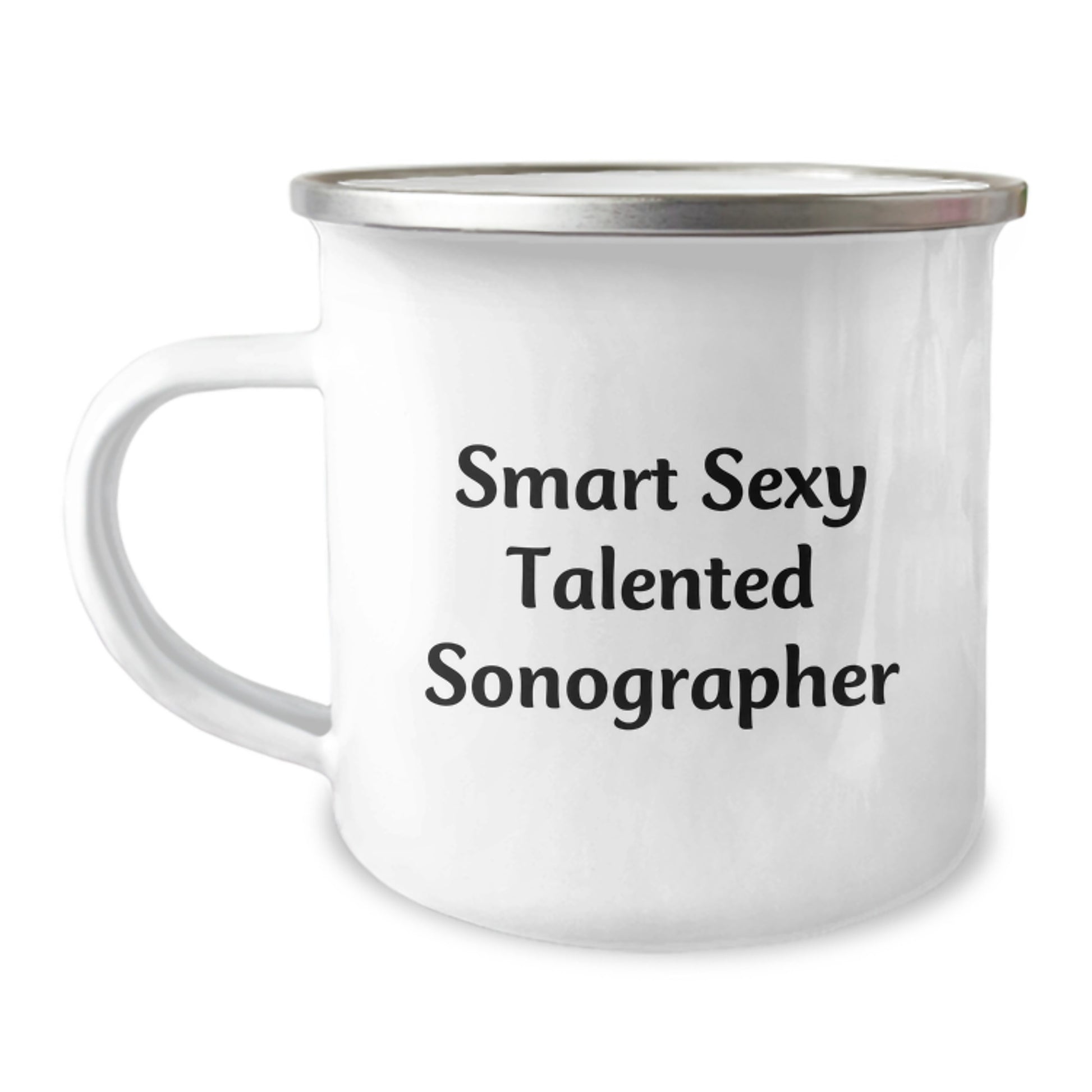 Smart Sexy Talented Sonographer Gifts from Friends, Birthday Unique Gifts for Sonographer, Funny Camping Mug for Him or Her - Image 1
