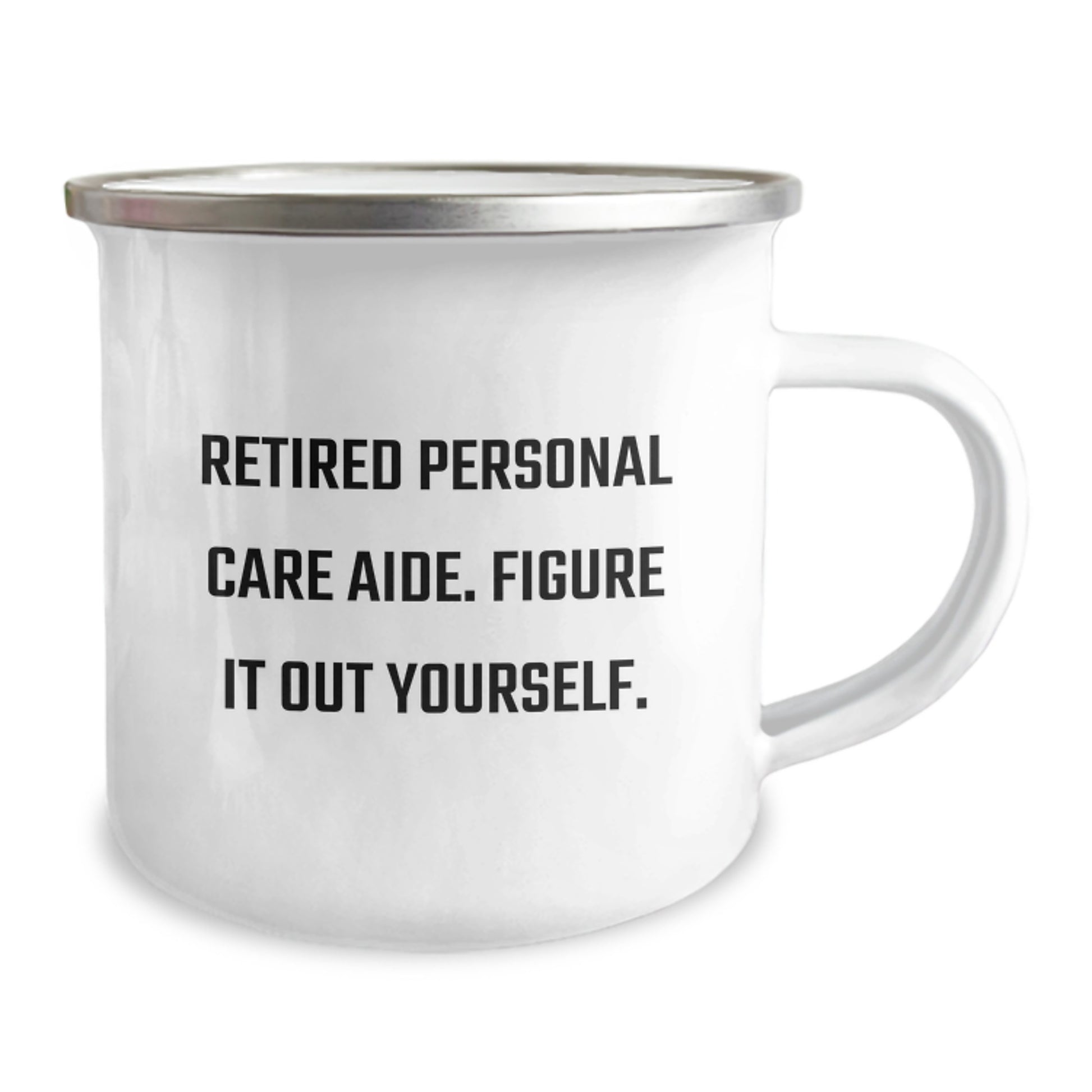 Inspirational Personal Care Aide Gifts from Friends - 'Figure It Out Yourself' Funny Camping Mug, Birthday Unique Gifts for Men, Women, and Coworkers - Image 2