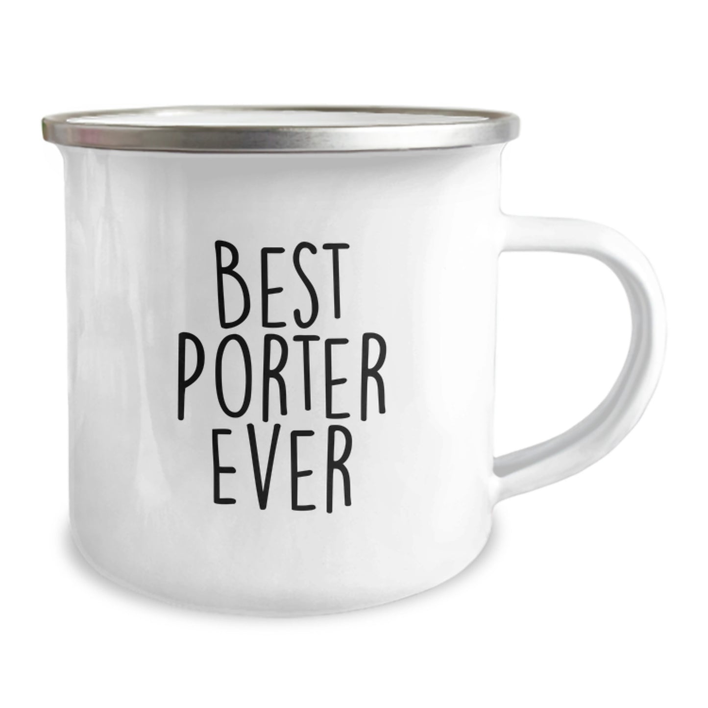 Funny Porter Gifts for Him, Best Camping Mug for Men, Graduation University Mug, 'Best Porter Ever' Quote, Gifts from Family, Gifts for Porter - Image 2