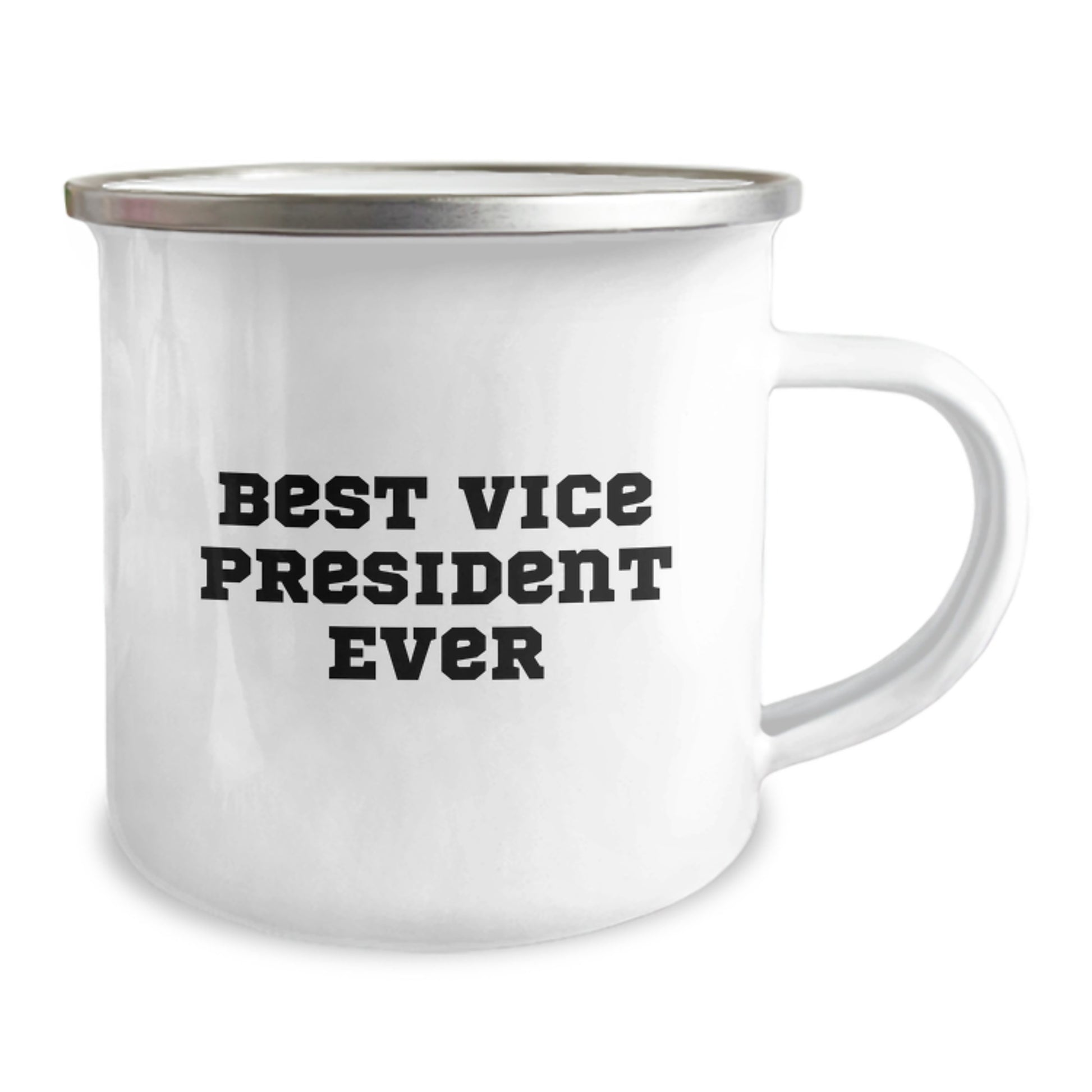 Funny Vice President Gifts, Best Vice President Ever, 12 oz Camping Mug for Graduation, Gifts from Men to Vice President - Image 2