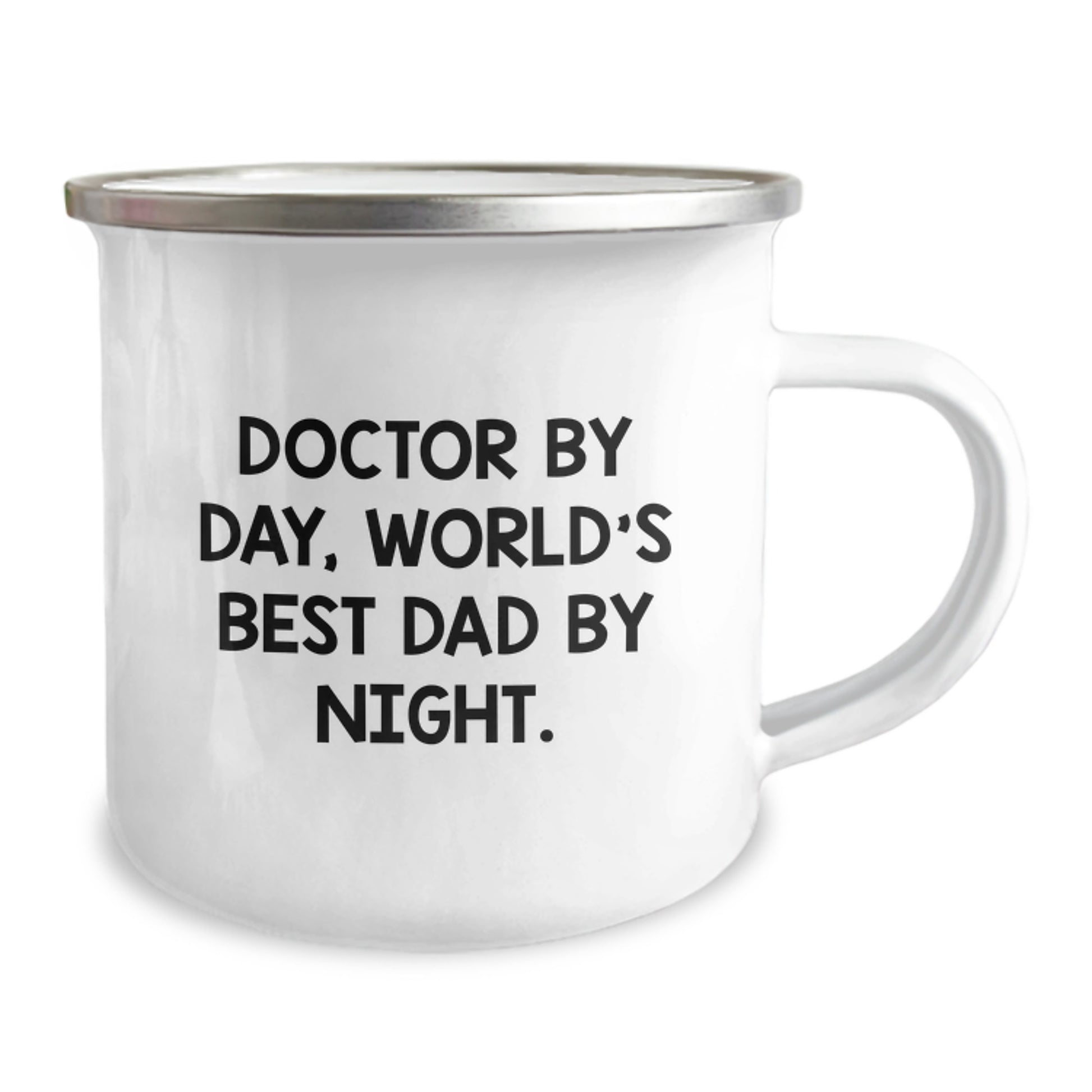 Funny Doctor Gifts for Graduation - Camping Mug, 'Doctor By Day, World's Best Dad By Night.' - Gifts from Family to Doctor - Image 2