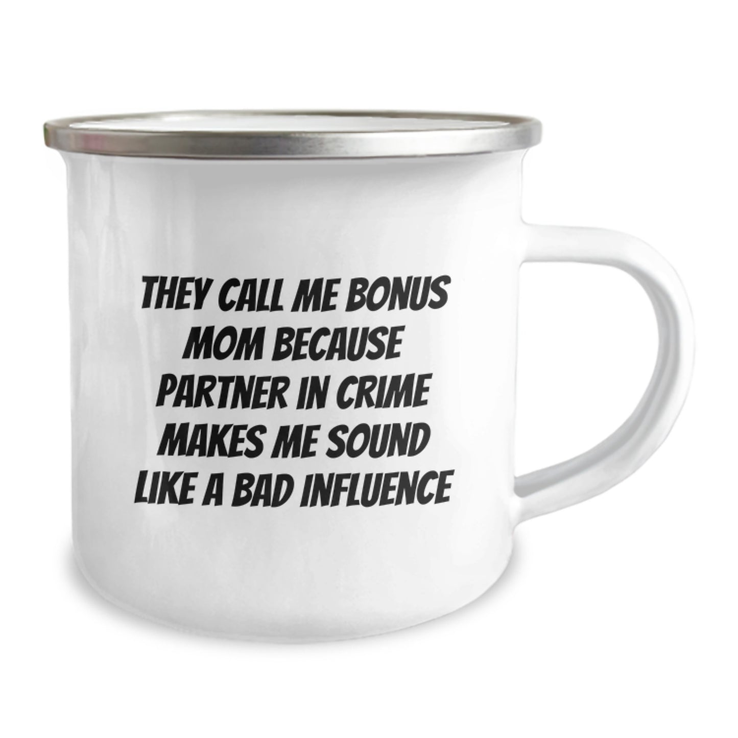 Funny Bonus Mom Camping Mug Gifts from Friends for Birthday - 'They Call Me Bonus Mom' - Image 2