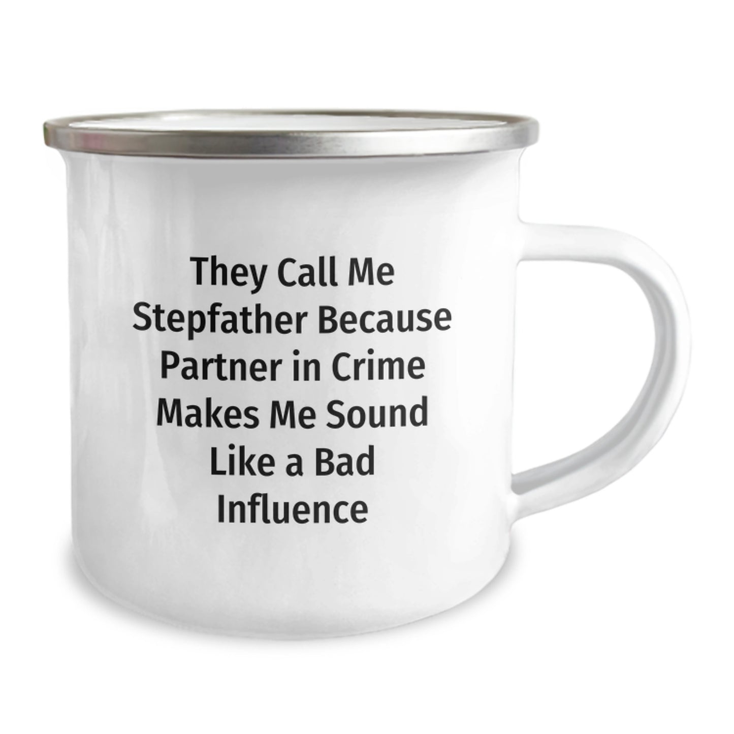 Funny Stepfather Gifts, Camping Mug with Quote, Gifts from Family for Birthday - Stepfather Humor, Unique Birthday Unique Gifts for Men - Image 2