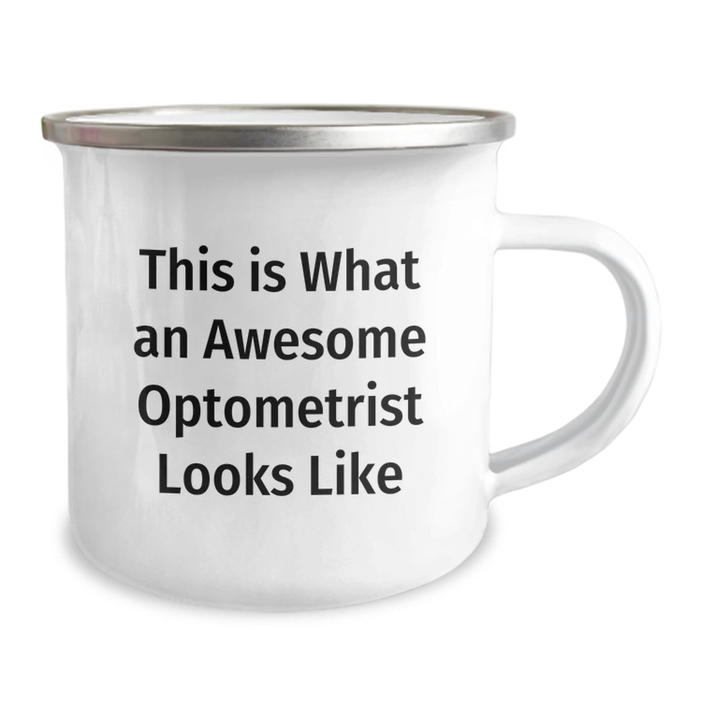 Funny Optometrist Gifts for Birthday - Camping Mug, 'This Is What An Awesome Optometrist Looks Like', Gifts from Friends for Optometrist - Image 2