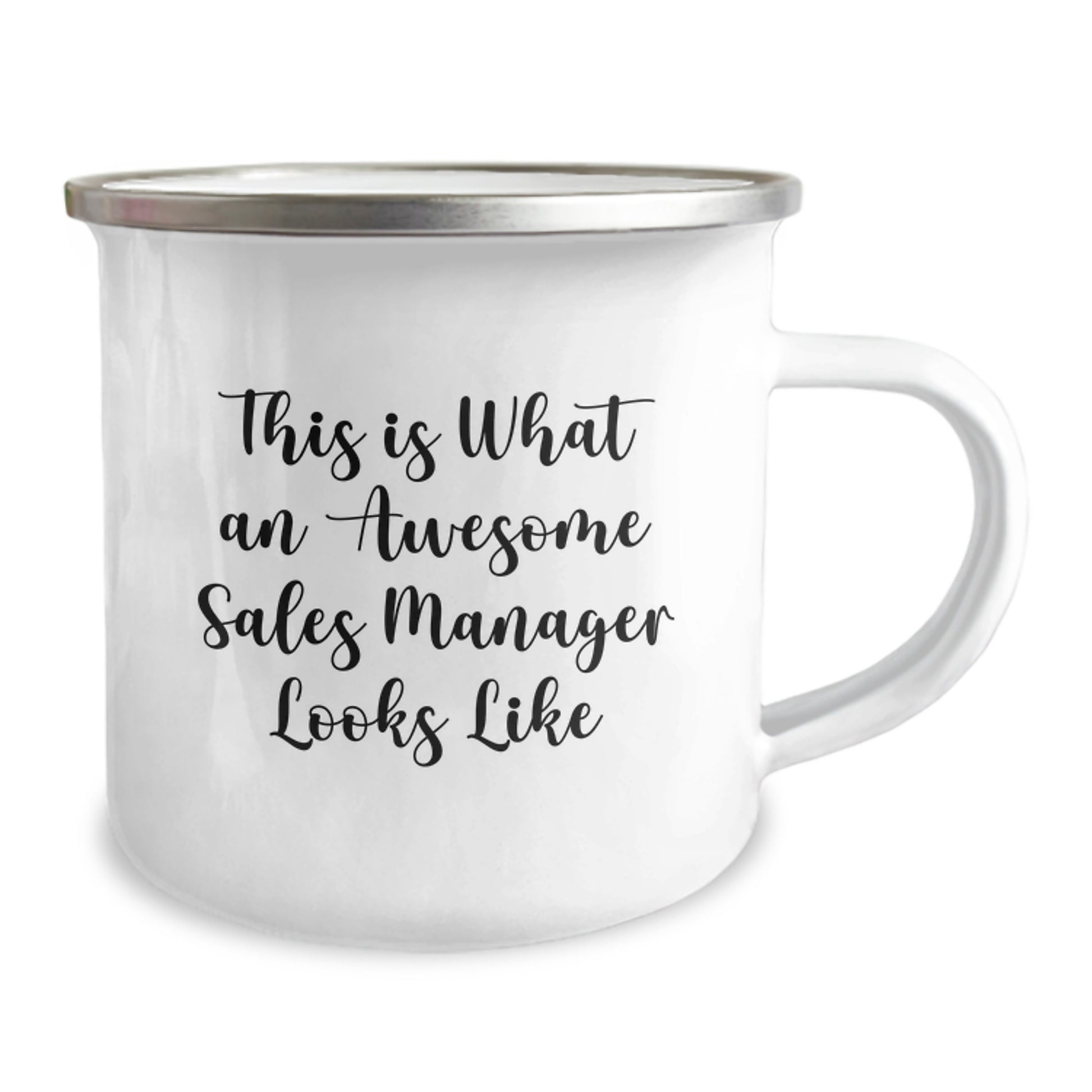 Funny Sales Manager Gifts, Inspirational Quote on Camping Mug, Gifts from Friends for Sales Manager's Birthday - Image 2