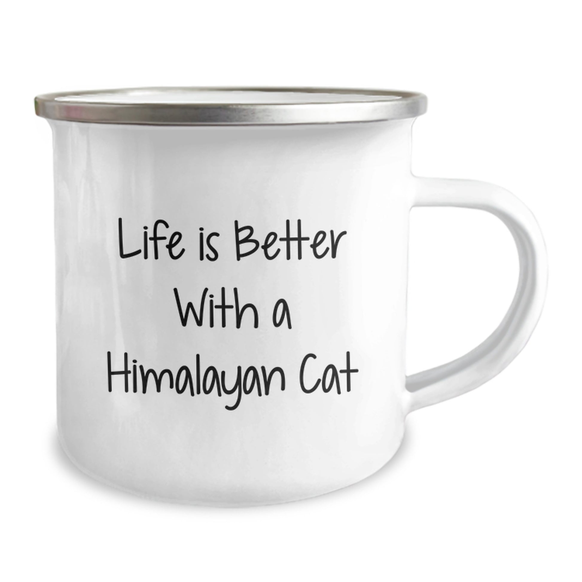 Himalayan Cat Lovers Gifts from Friends, Himalayan Cat Enthusiasts Gifts for Him, Funny Life Is Better With A Himalayan Cat, Camping Mug for Graduation - Image 2